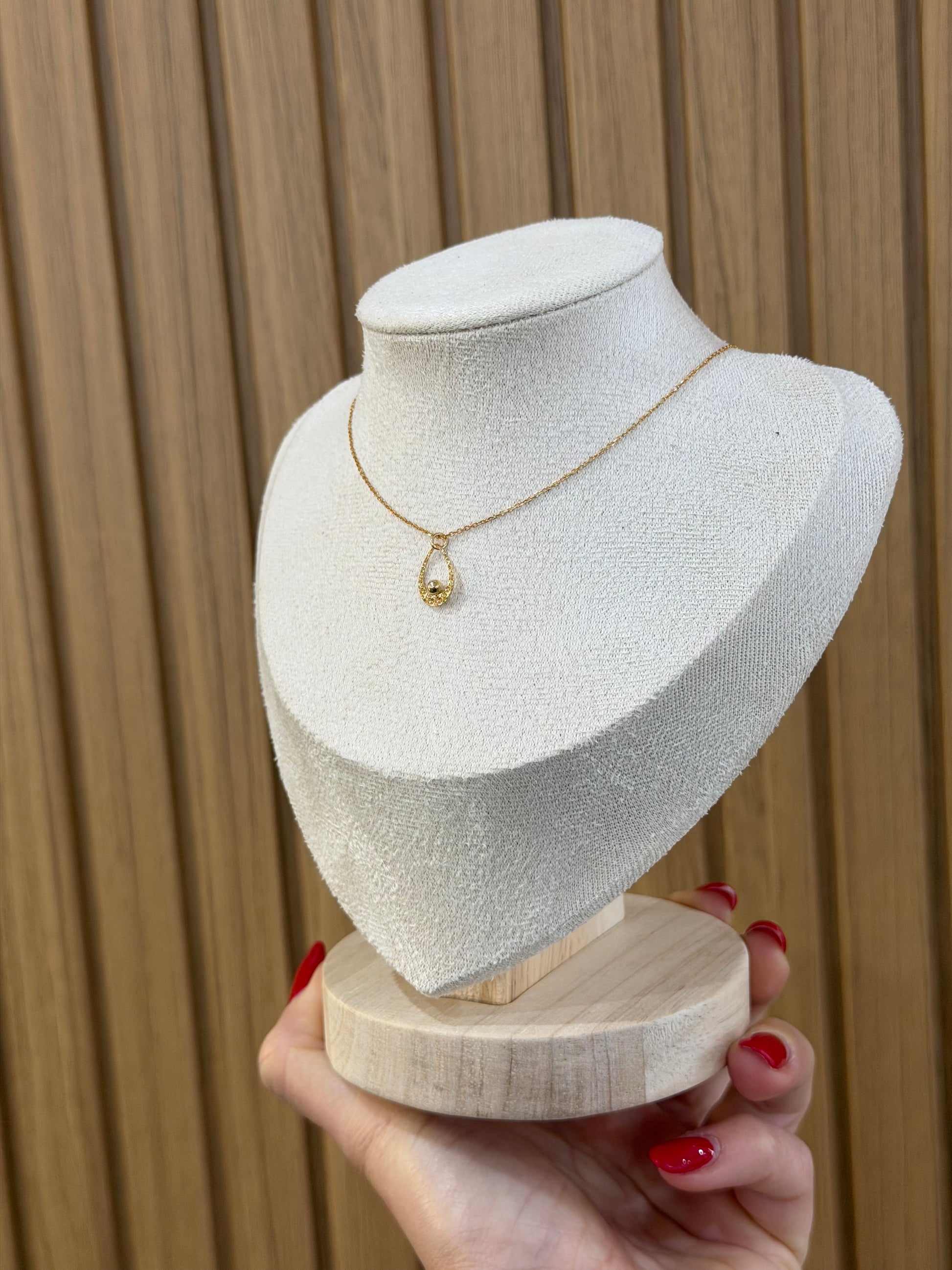 COLLANA GOCCIA DANA ORO 9 CARATI