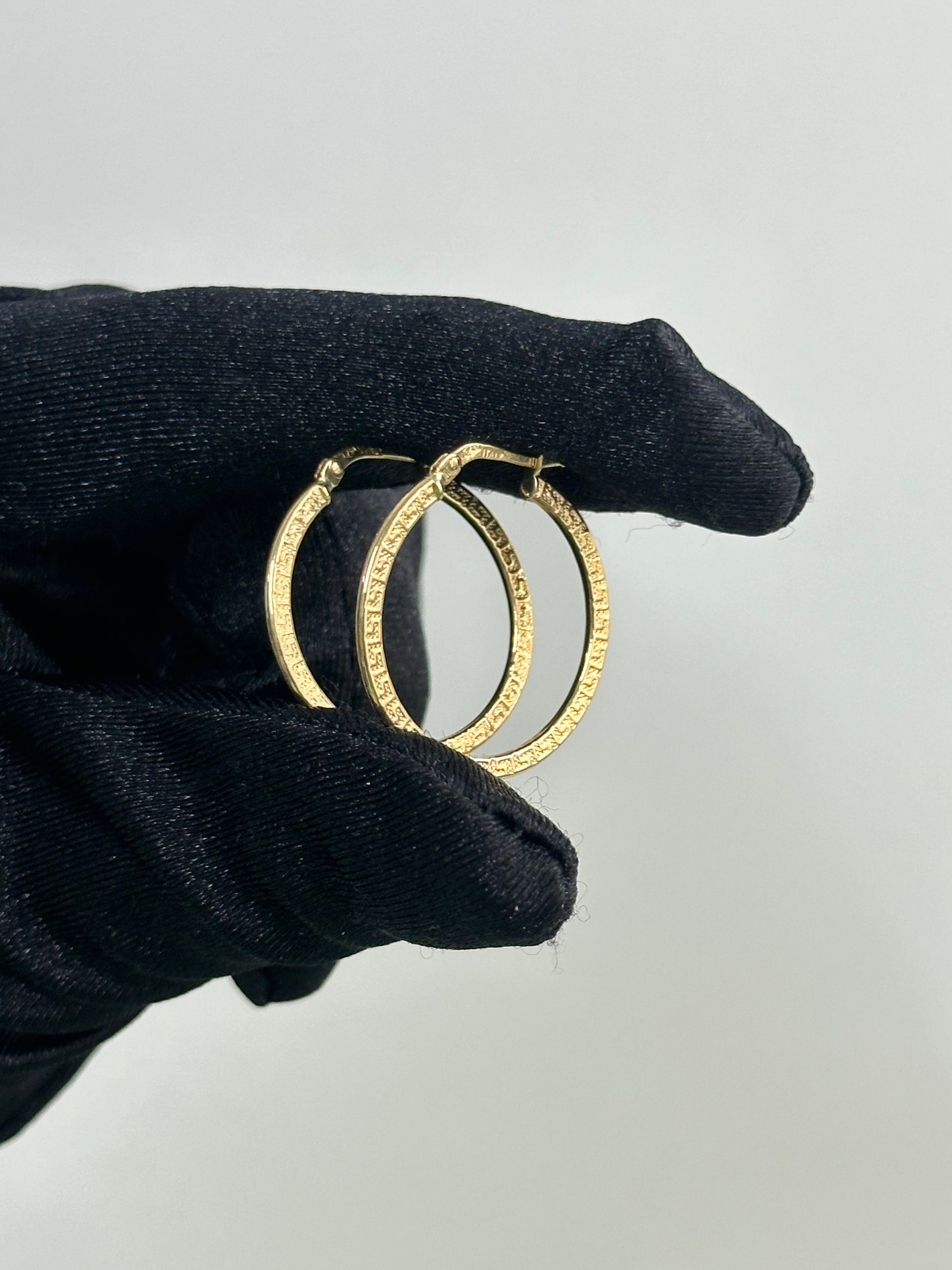 CERCHI IN ORO 18KT CON GRECA