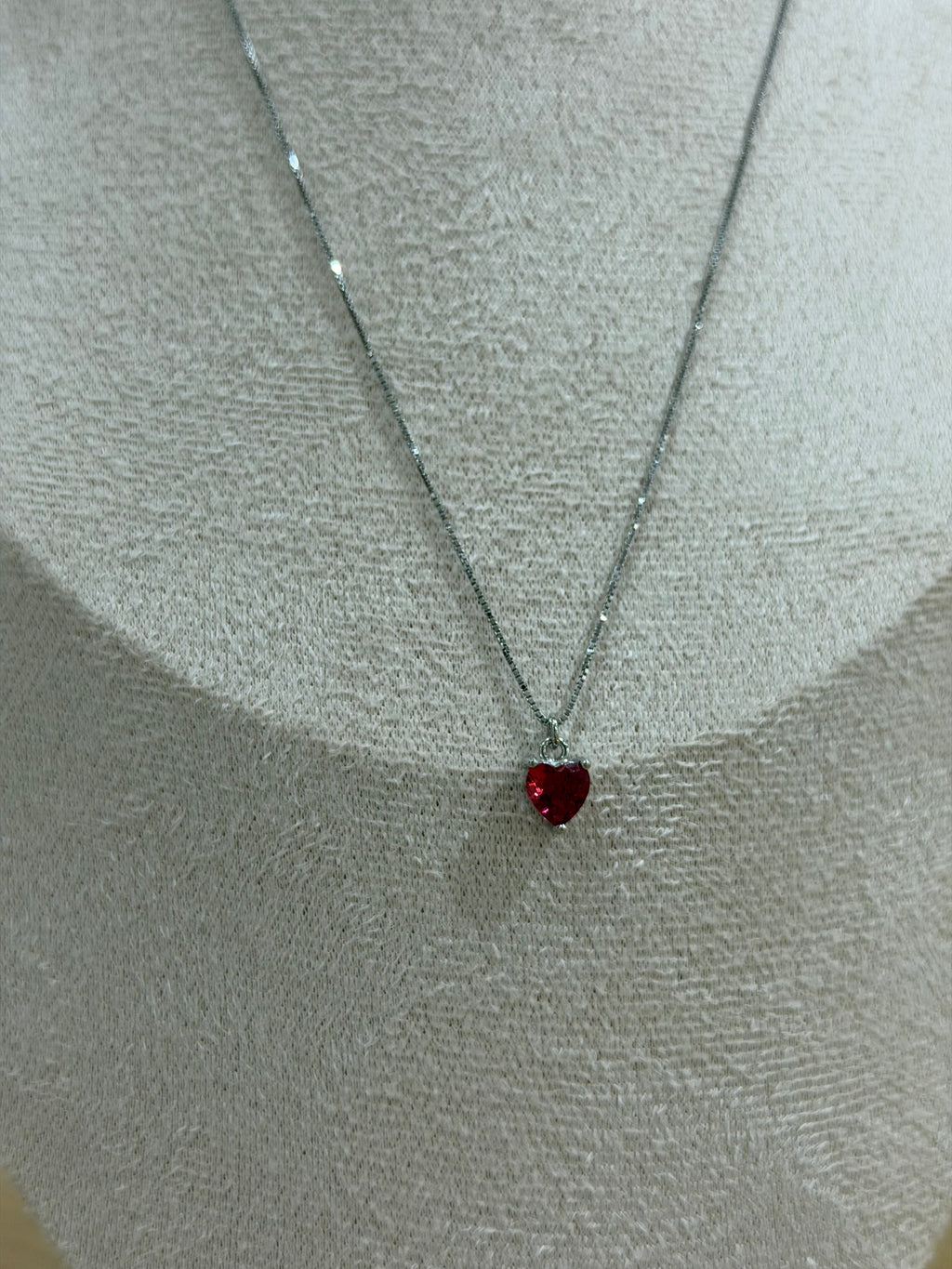 COLLANA MINI CUORICINO ARGENTO 925