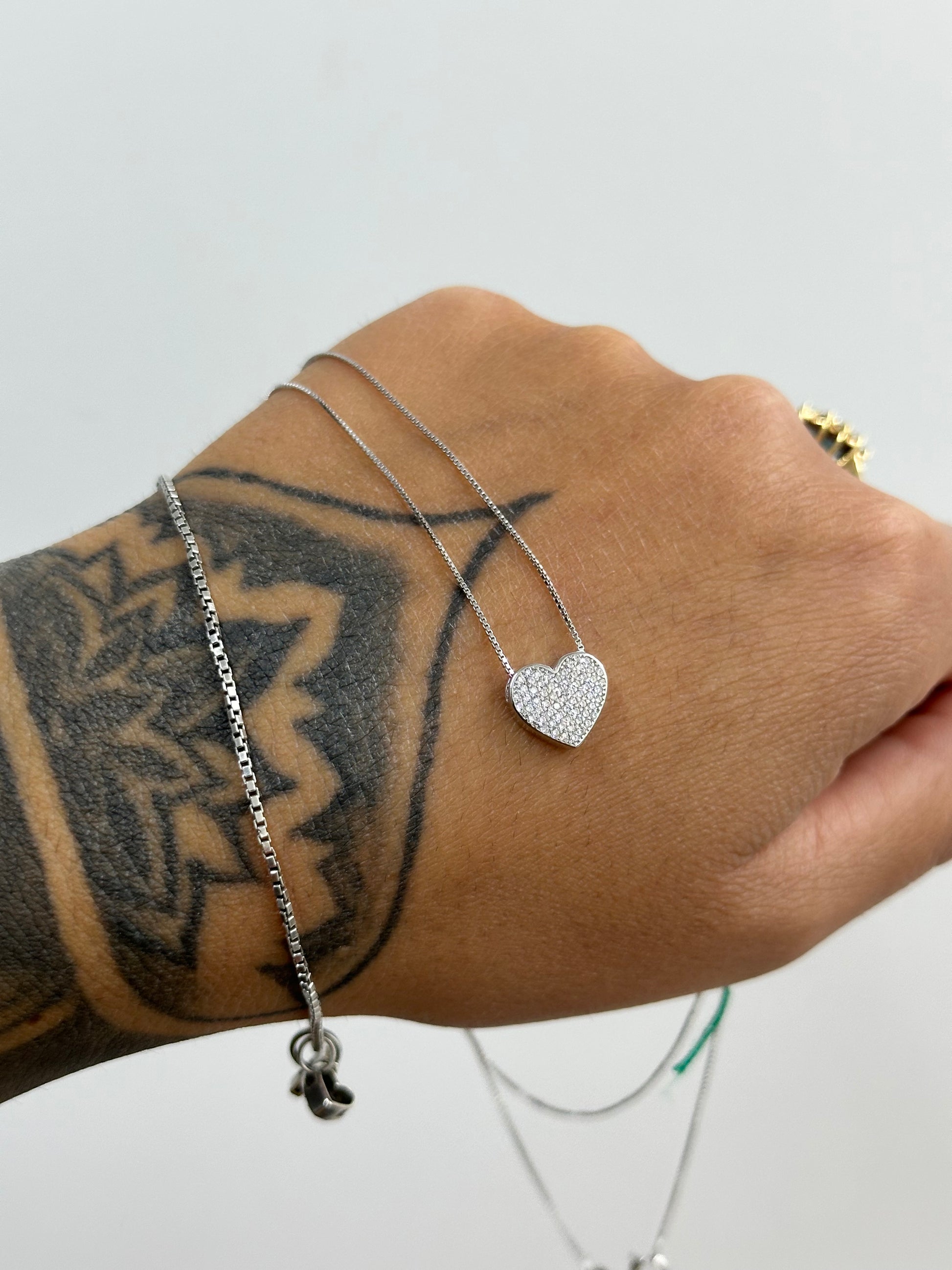 COLLANA MINI HEART ARGENTO 925