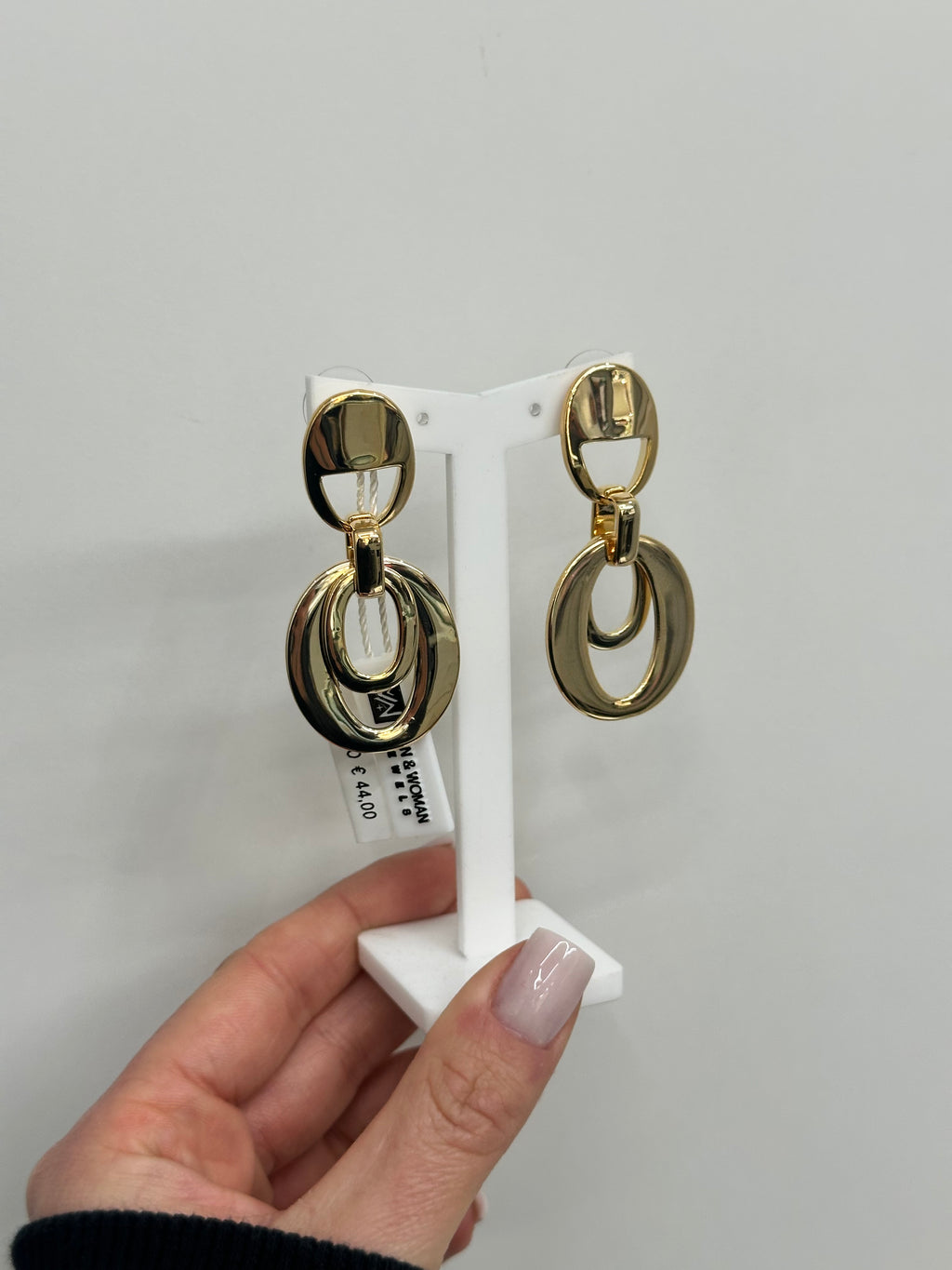 ORECCHINI DOPPIO OVALE