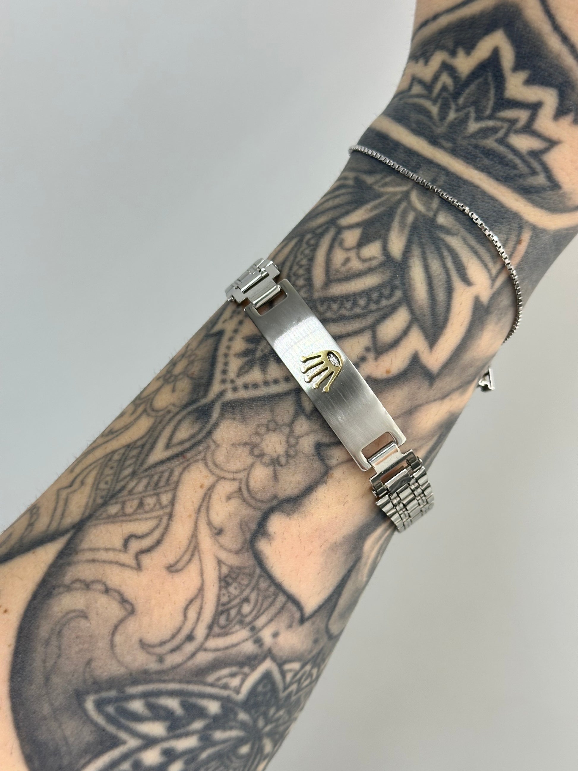 BRACCIALE CORONA ACCIAIO