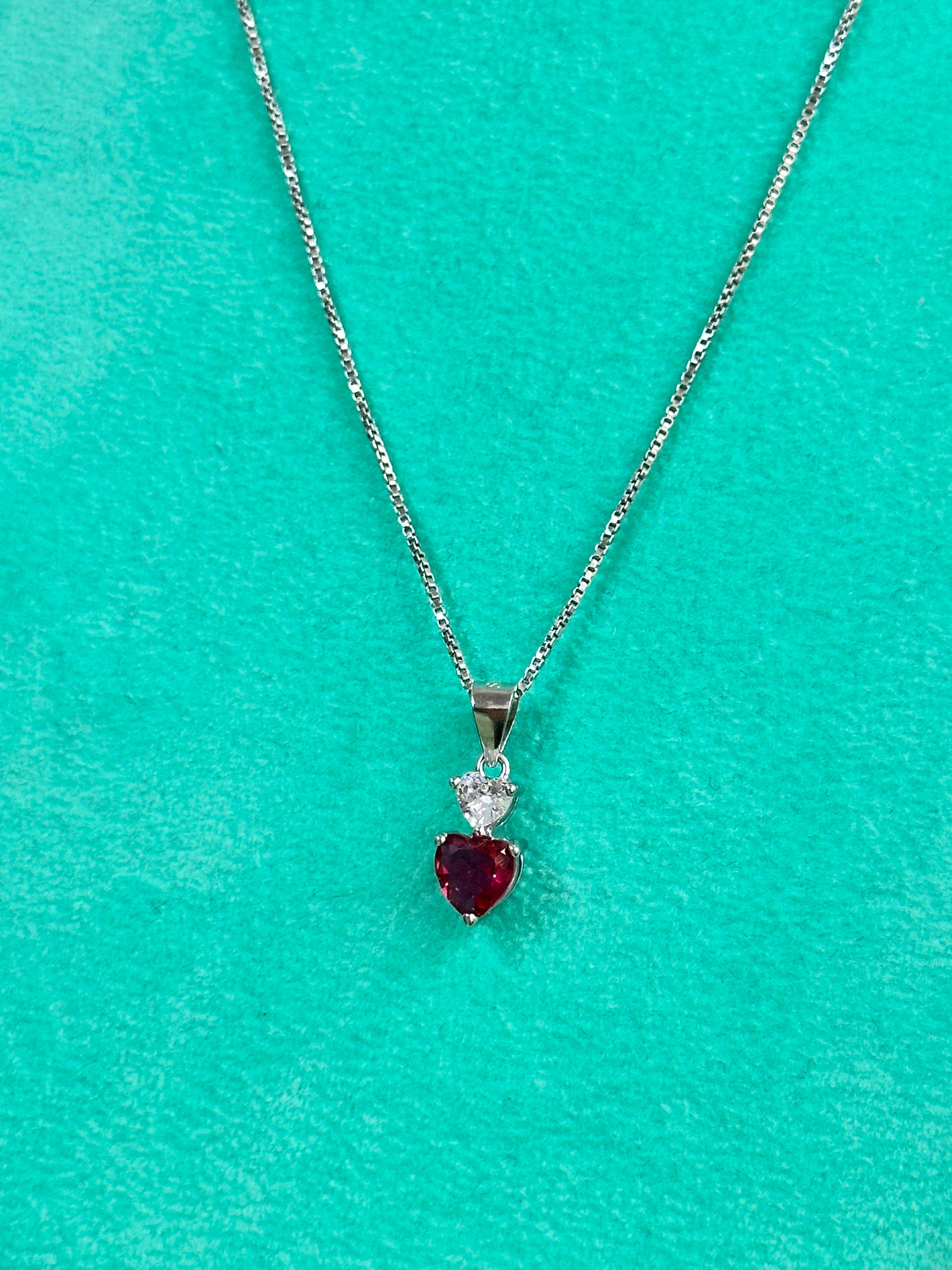 COLLANA CUORICINI ARGENTO 925