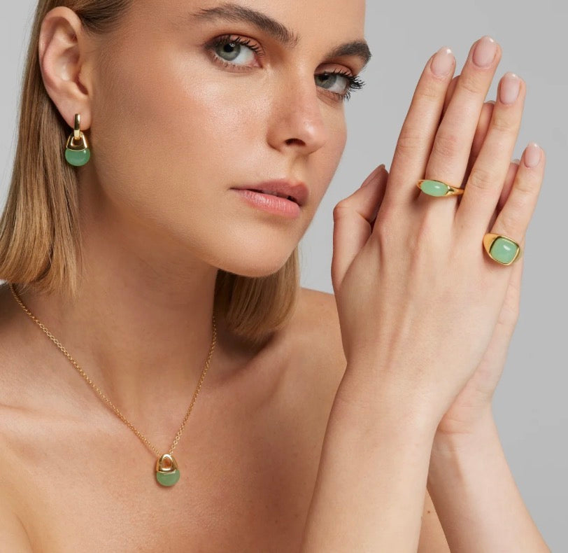 COLLANA SOGNI QUARZO MENTA ARGENTO 925