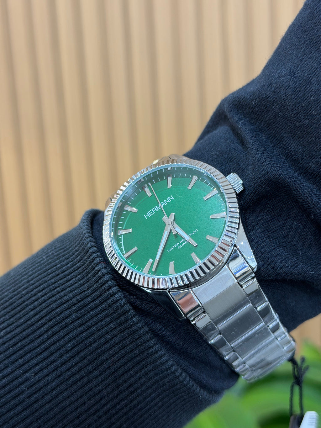 OROLOGIO HERMANN QUADRANTE VERDE