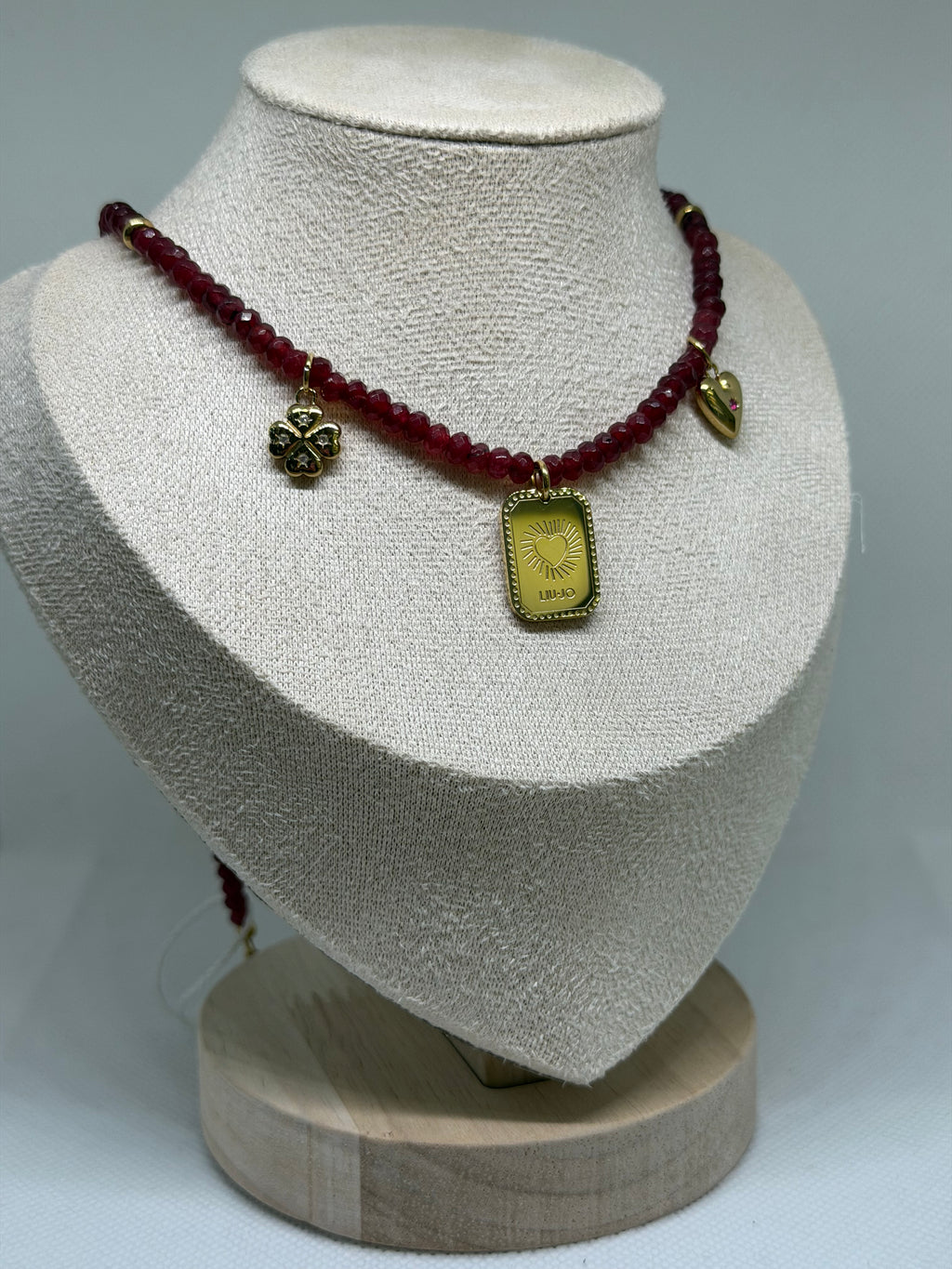 COLLANA LIU JO RED CON PENDENTI