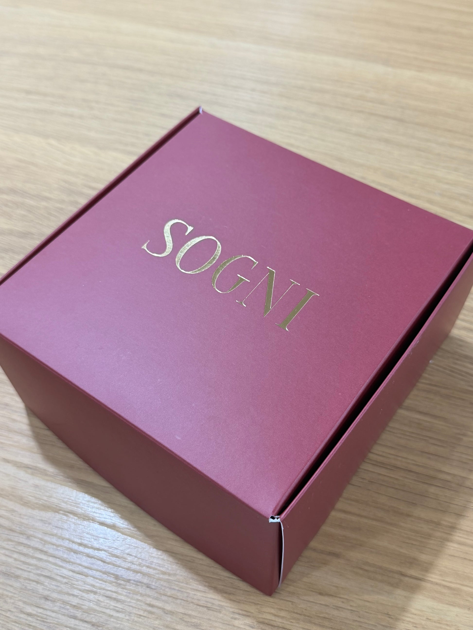 BOX SOGNI CON ORECCHINI ARGENTO 925 DORATO SATINATO