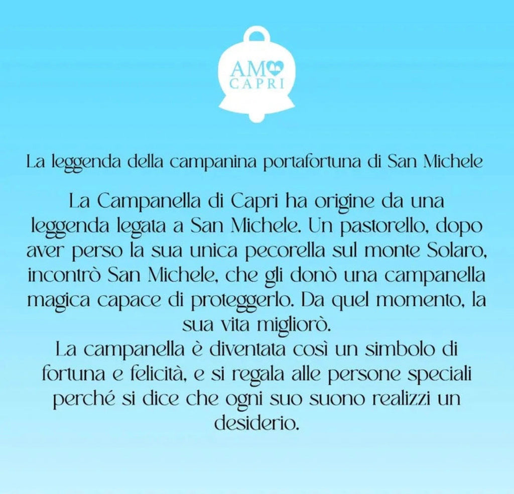 BRACCIALE AMO CAPRI IN ACCIAIO CON CAMPANELLA E FERRO DI CAVALLO