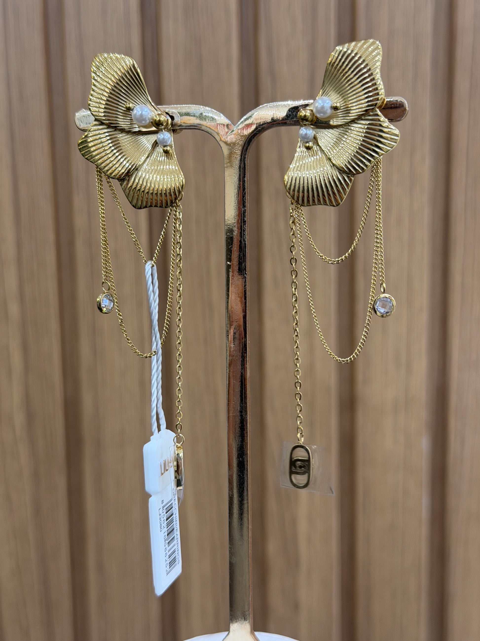 ORECCHINI PENDENTI CON MAXI FIORE LIU JO