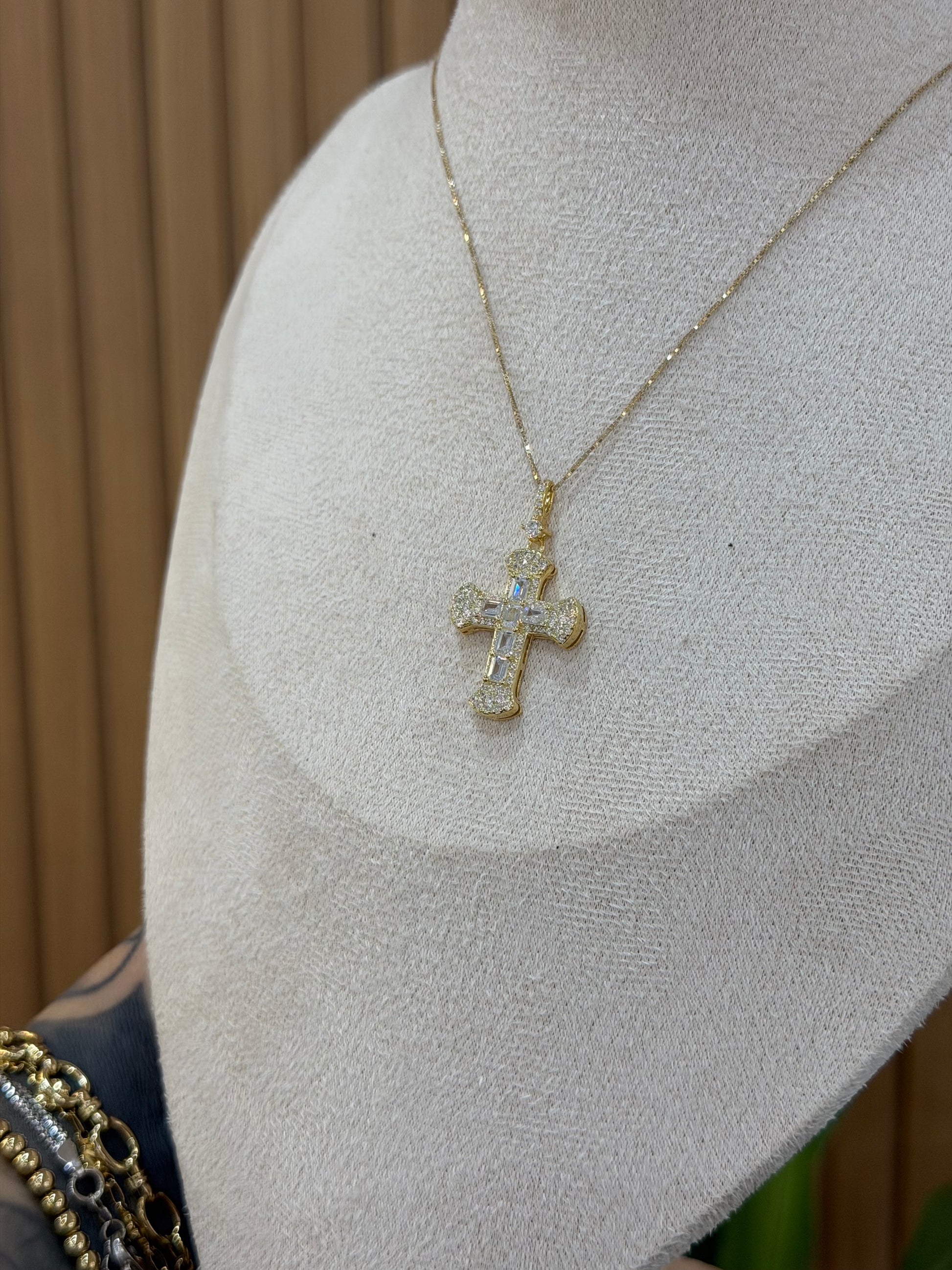 COLLANA ARGENTO 925 CROCE VALERY