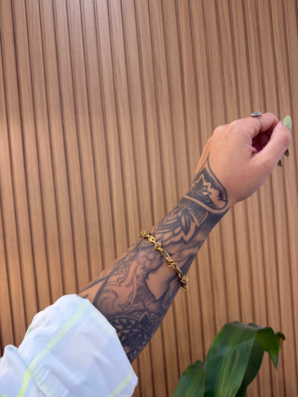 BRACCIALE JOLIE ACCIAIO CON DORATURA