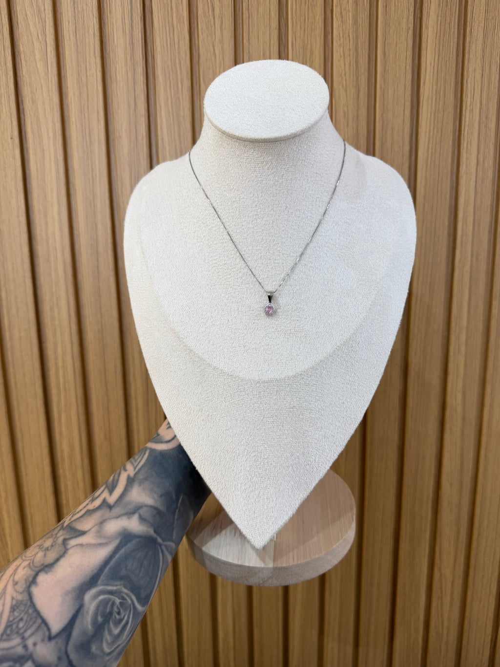 COLLANA DAFNE PINK ARGENTO 925