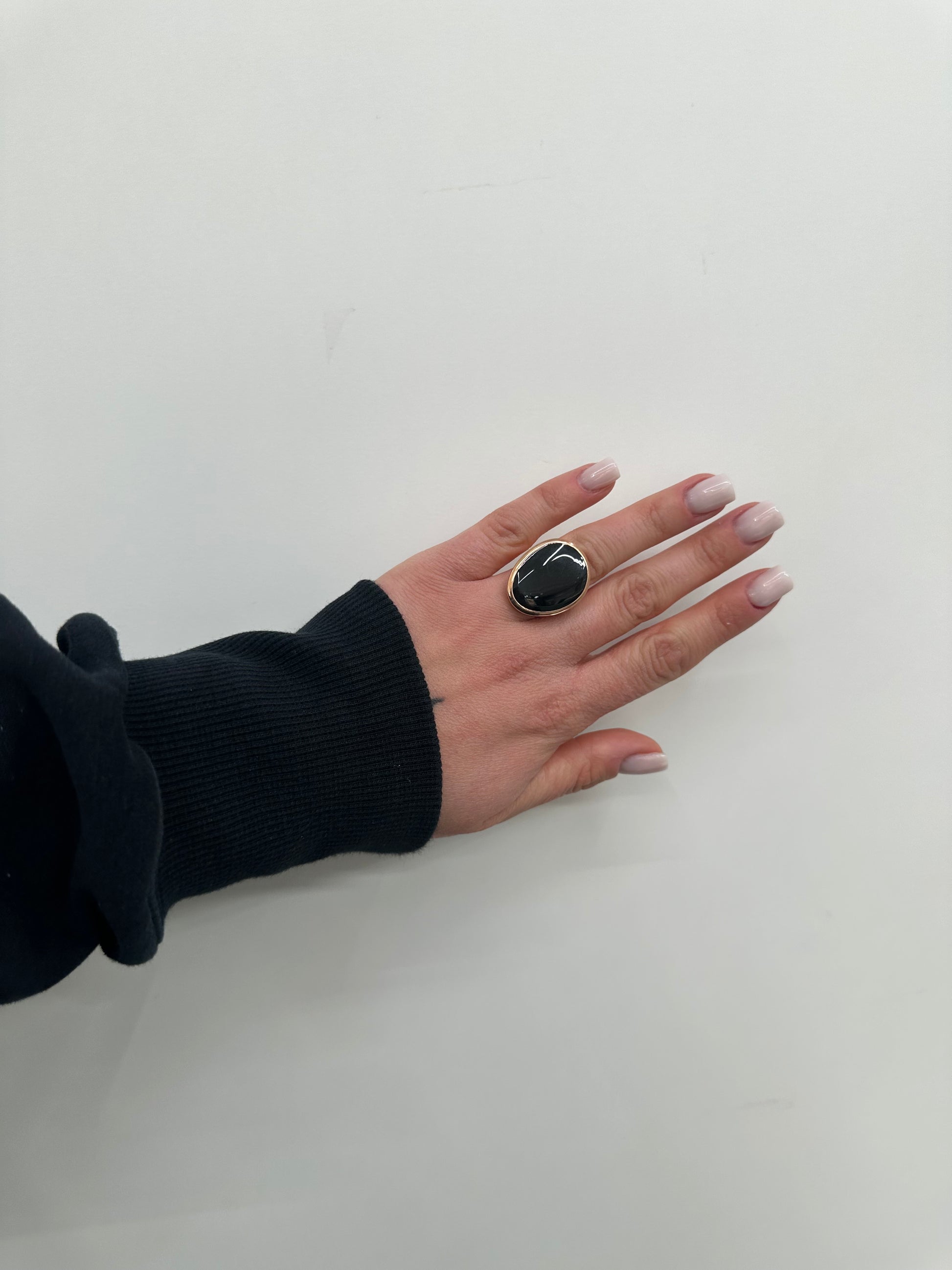 ANELLO OVALE SMALTATO