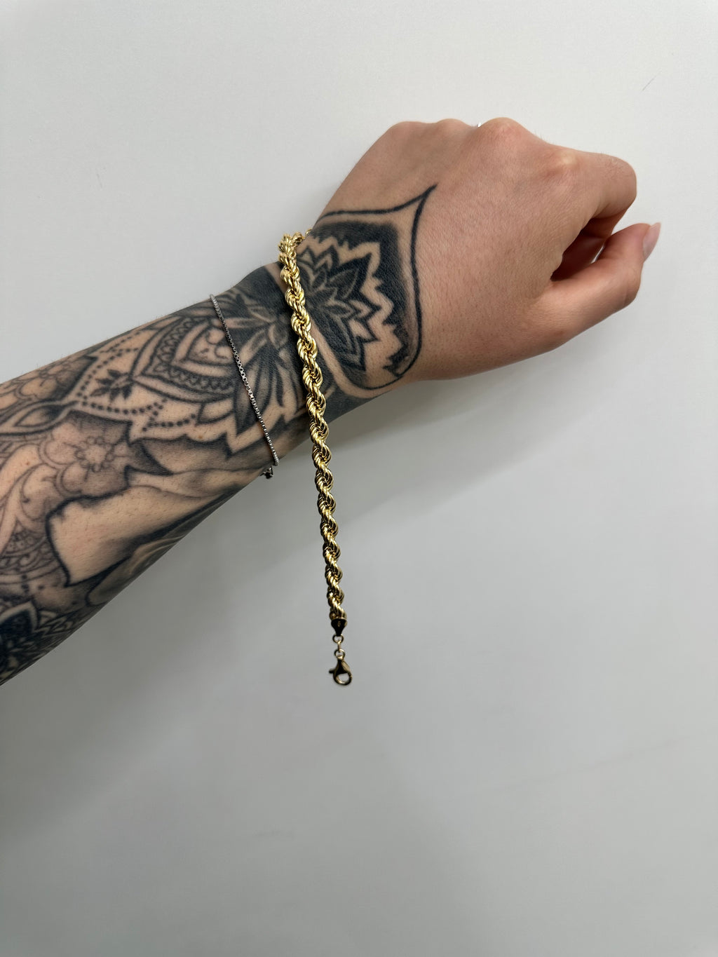 BRACCIALE LASER ARGENTO 925 CON DORATURA
