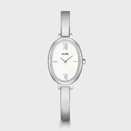 OROLOGIO CLUSE OVALE SILVER