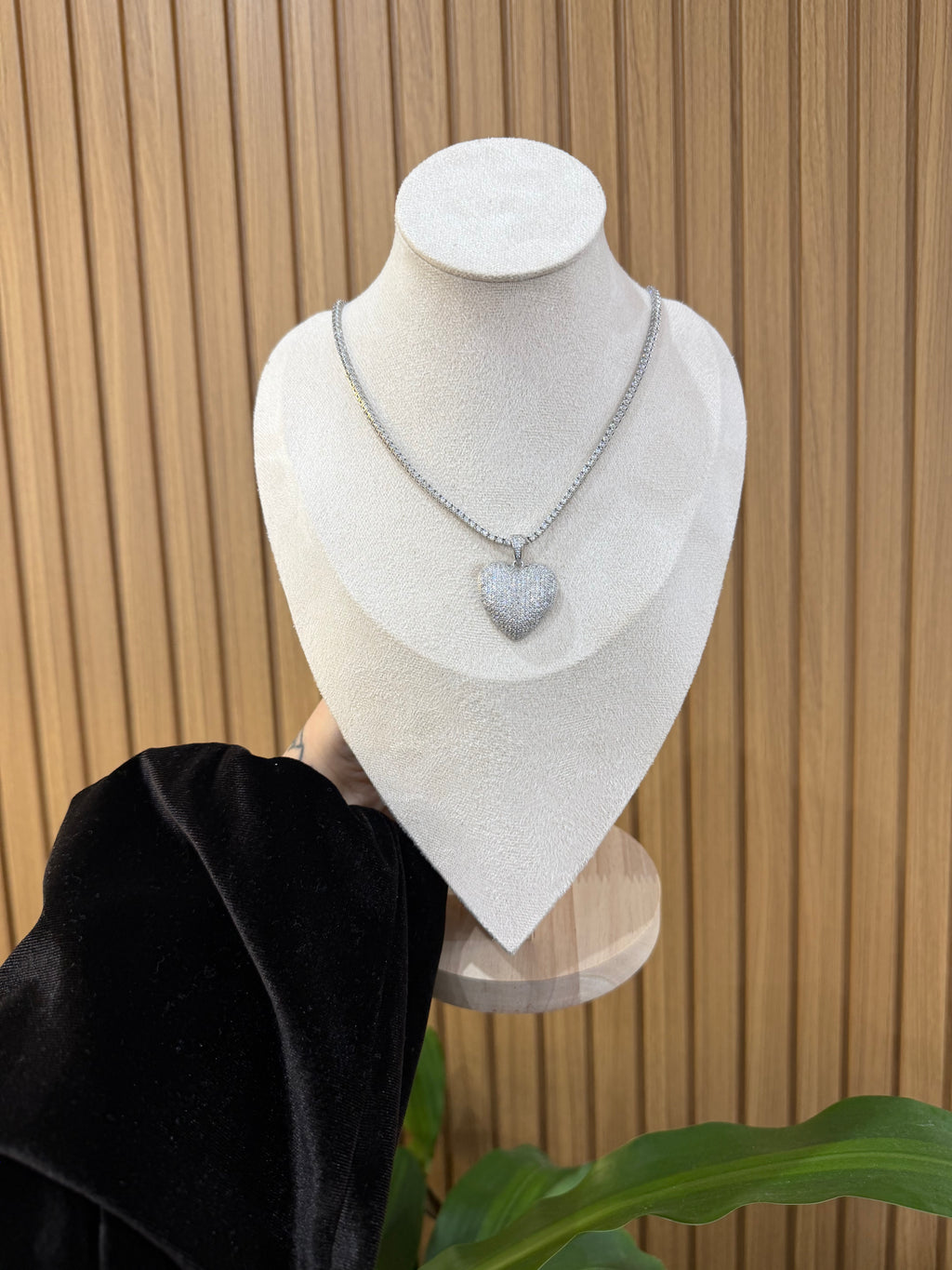 COLLANA TENNIS CON CUORE