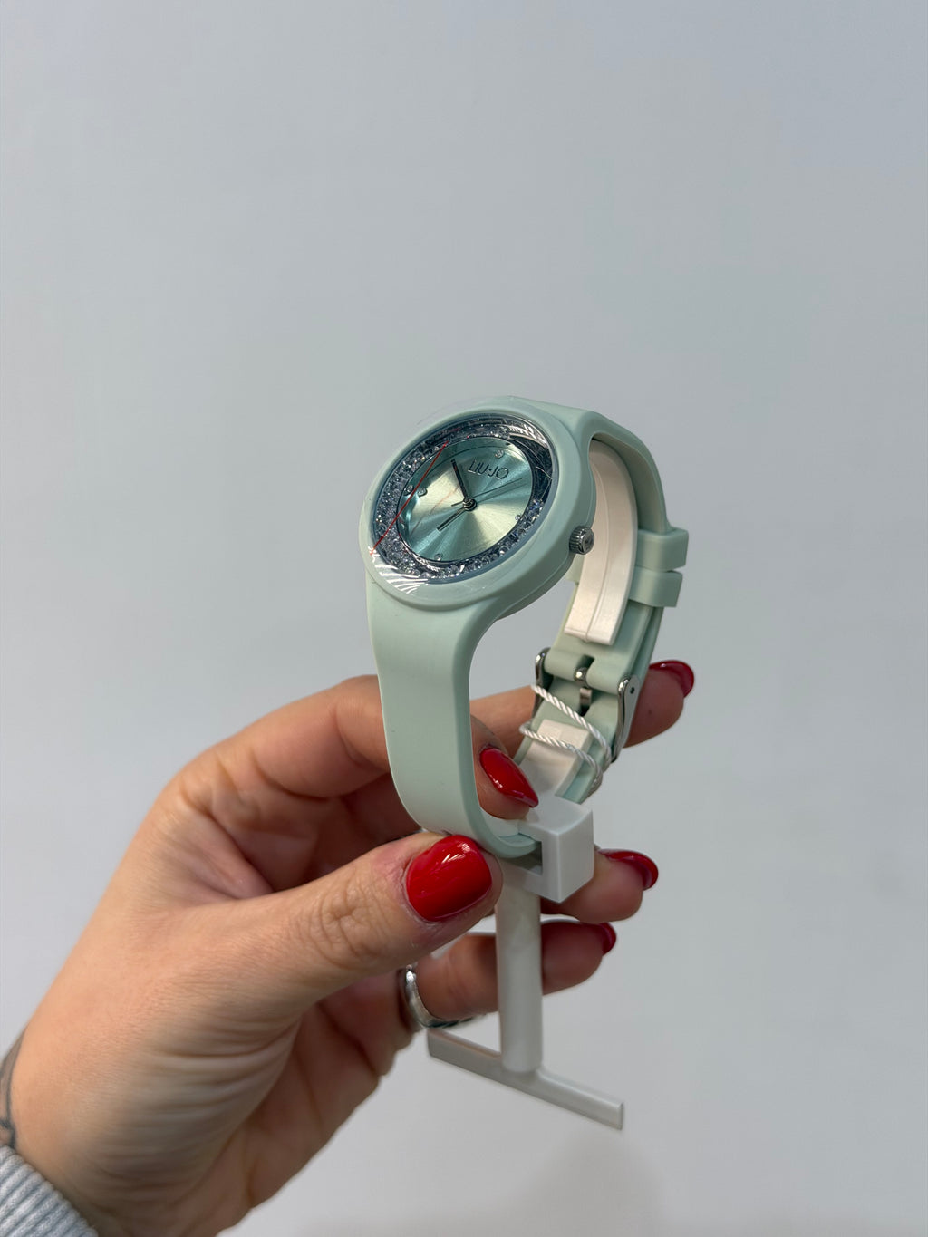 OROLOGIO LIU JO IN GOMMA VERDE ACQUA