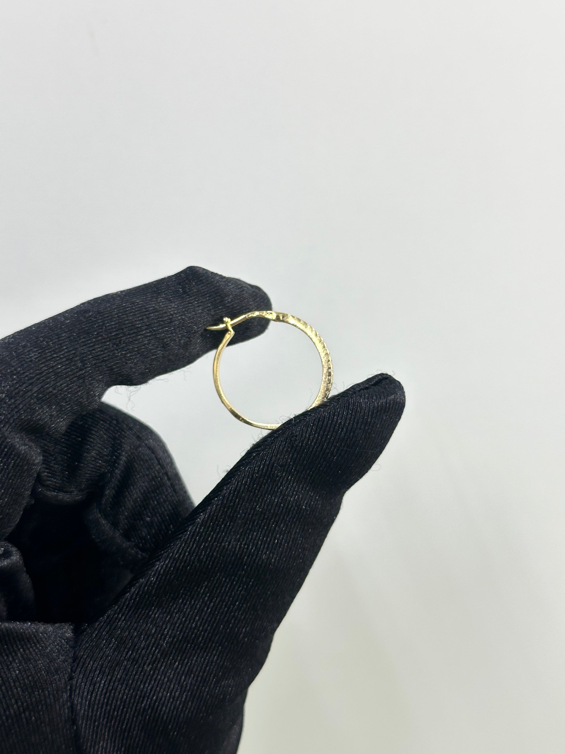 CERCHI ZIRCONATI ORO 18KT