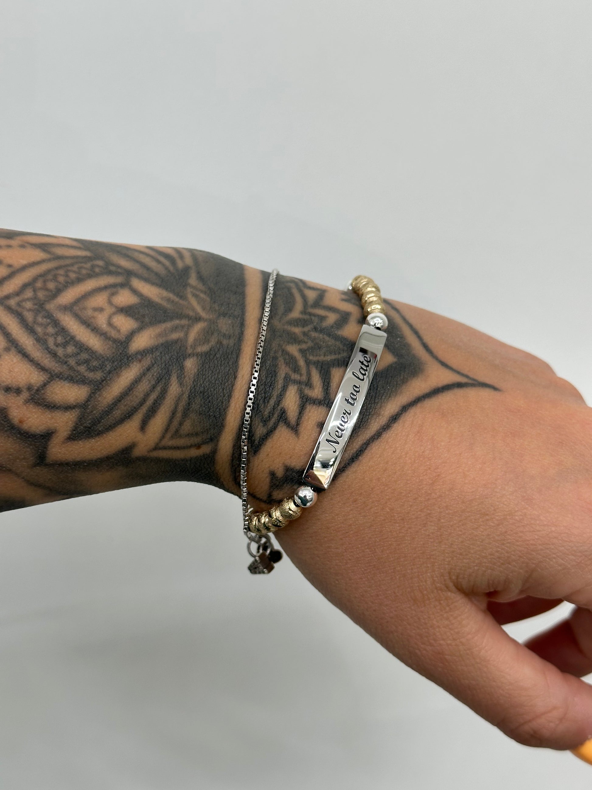 BRACCIALE DEDICATION NEVER TOO LATE