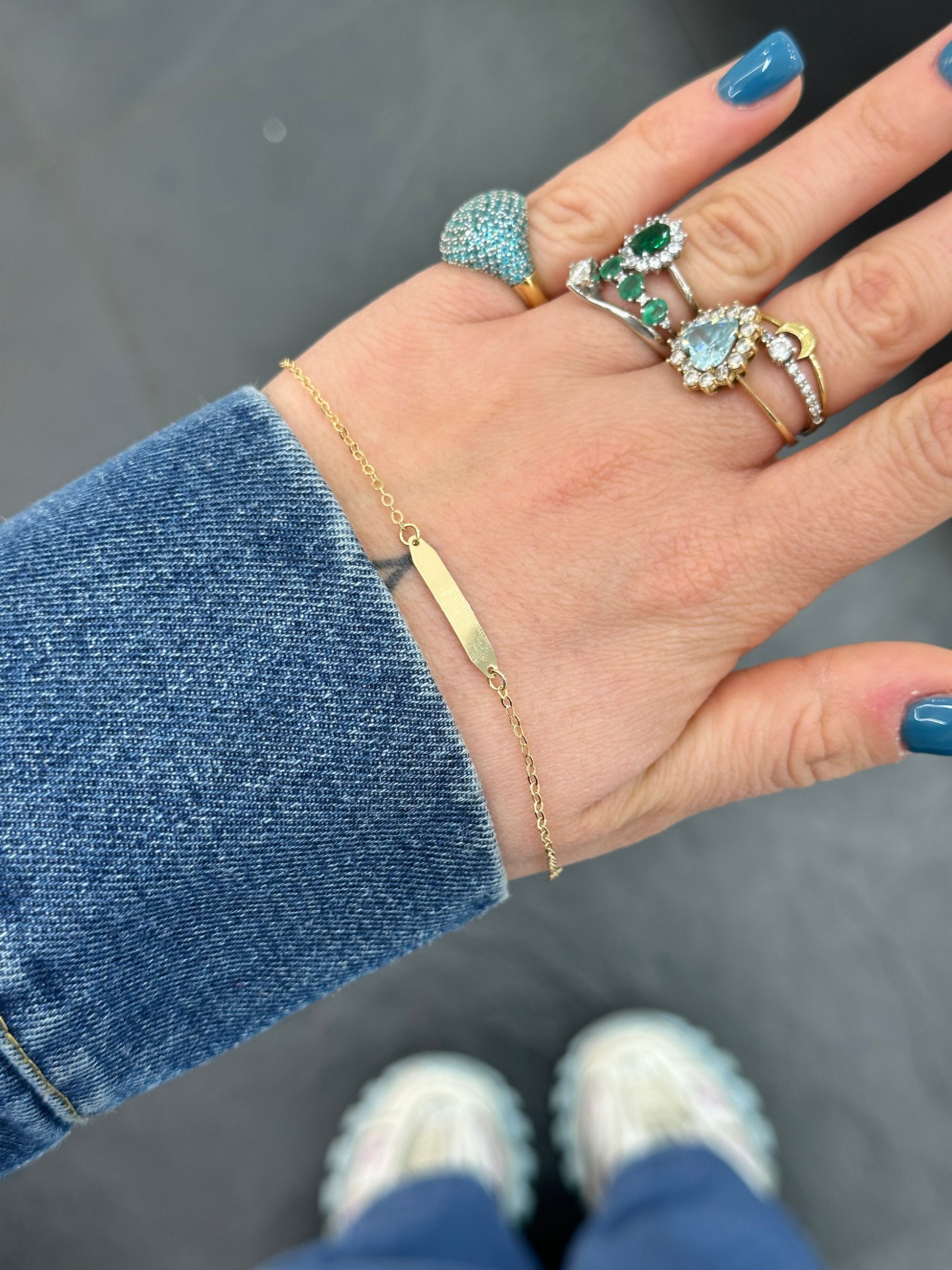 BRACCIALE BATTESIMALE ORO 18KT