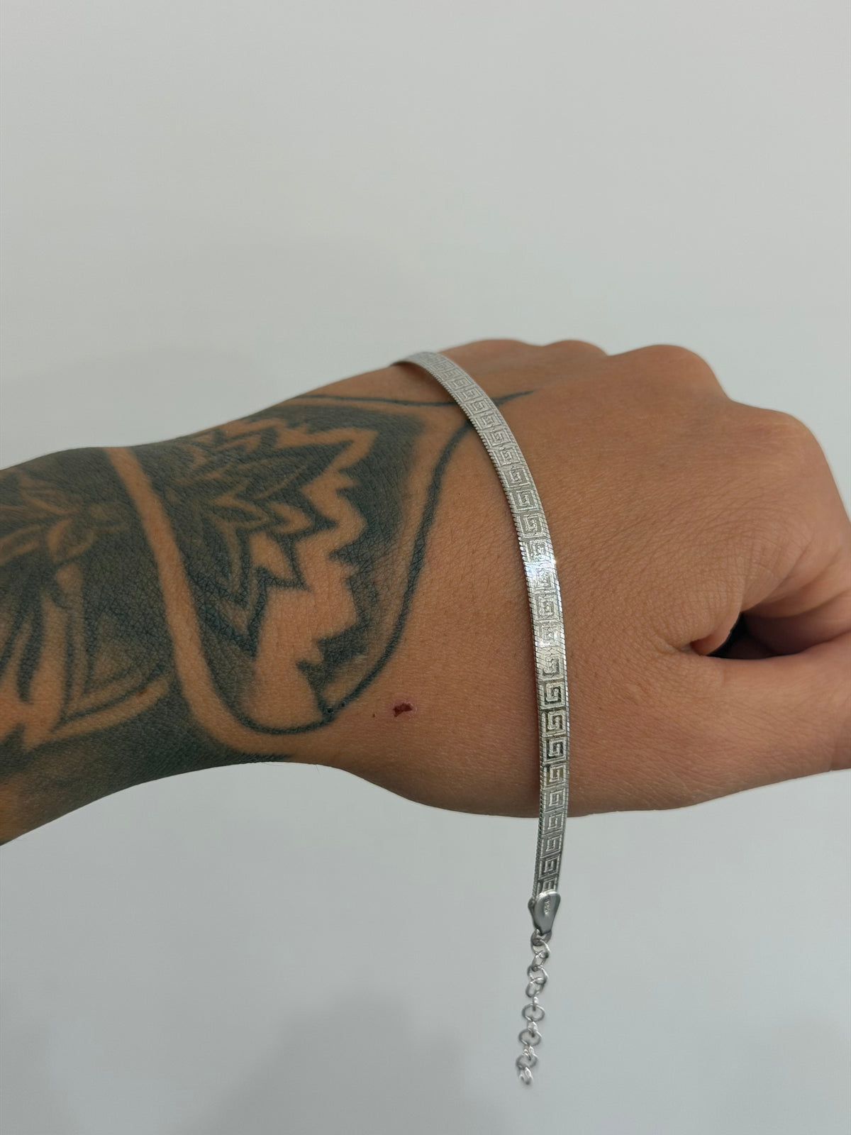 BRACCIALE PIATTINA DOUBLE FACE ARGENTO 925