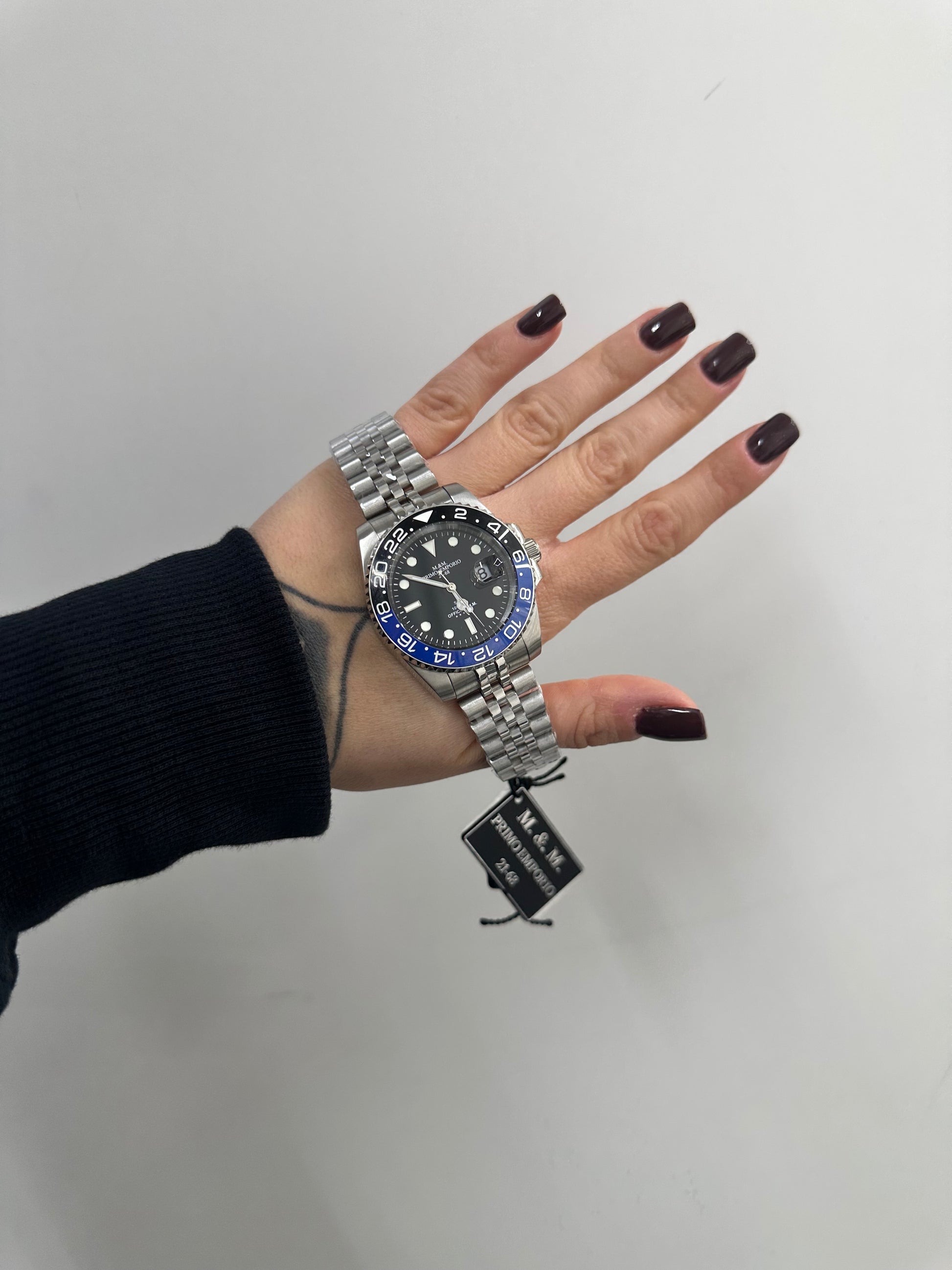 OROLOGIO PRIMO EMPORIO BLU E NERO