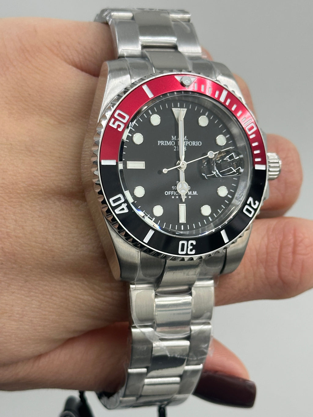 OROLOGIO PRIMO EMPORIO NERO E ROSSO