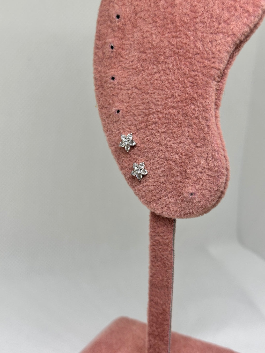 ORECCHINI FLOWERS THREE ARGENTO 925