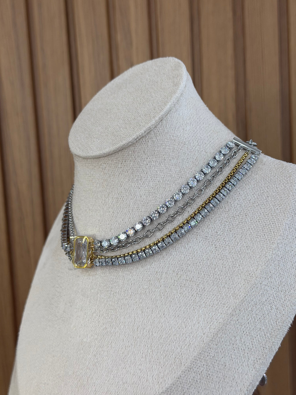 COLLANA MULTIFILO LIU JO BICOLORE