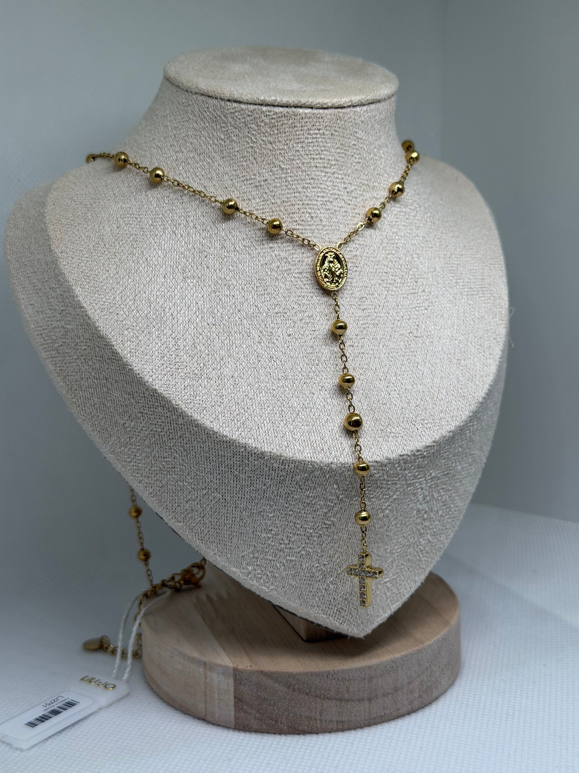 COLLANA ROSARIO LIU JO DORATO