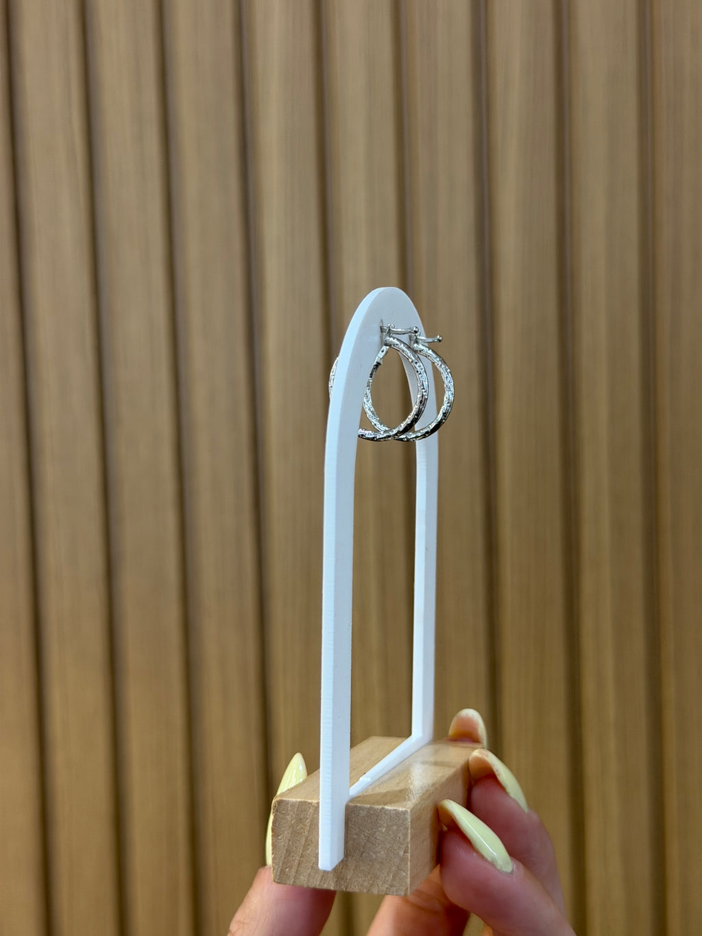 CERCHI ORO 18KT ORO BIANCO