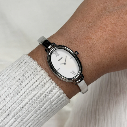 OROLOGIO CLUSE OVALE SILVER