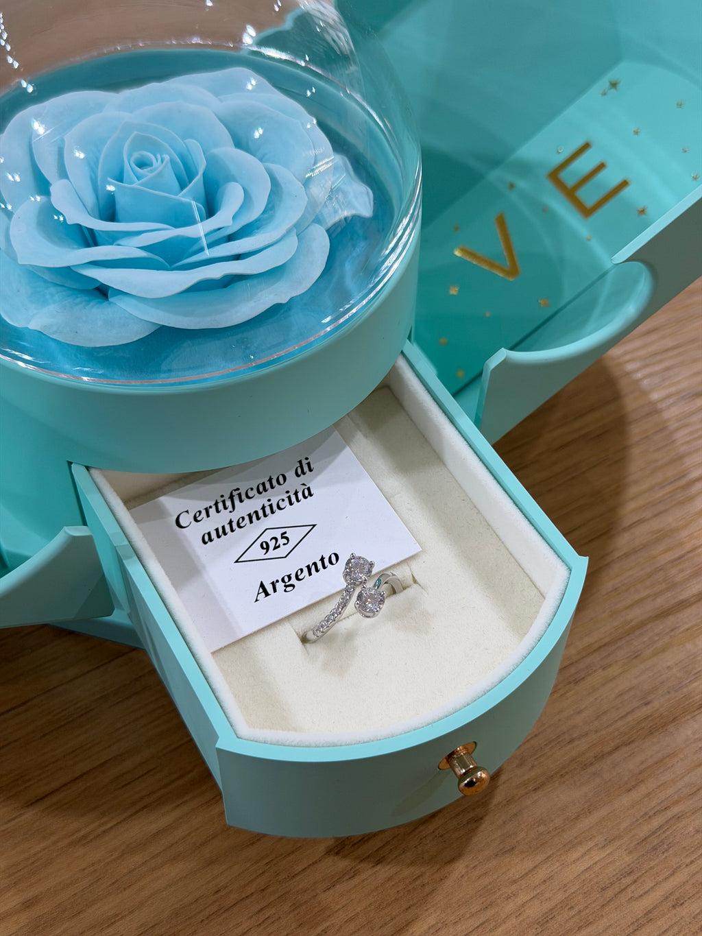 BOX PURE CON ANELLO BRIGHTER ARGENTO 925