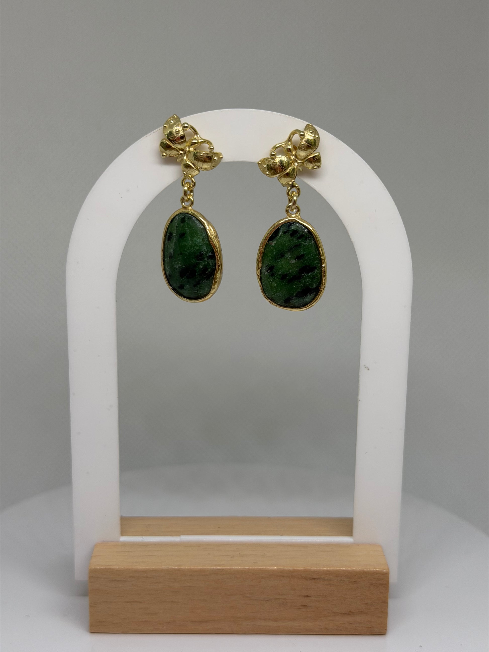 ORECCHINI FEDELE AGATA NATURALE ARGENTO 925