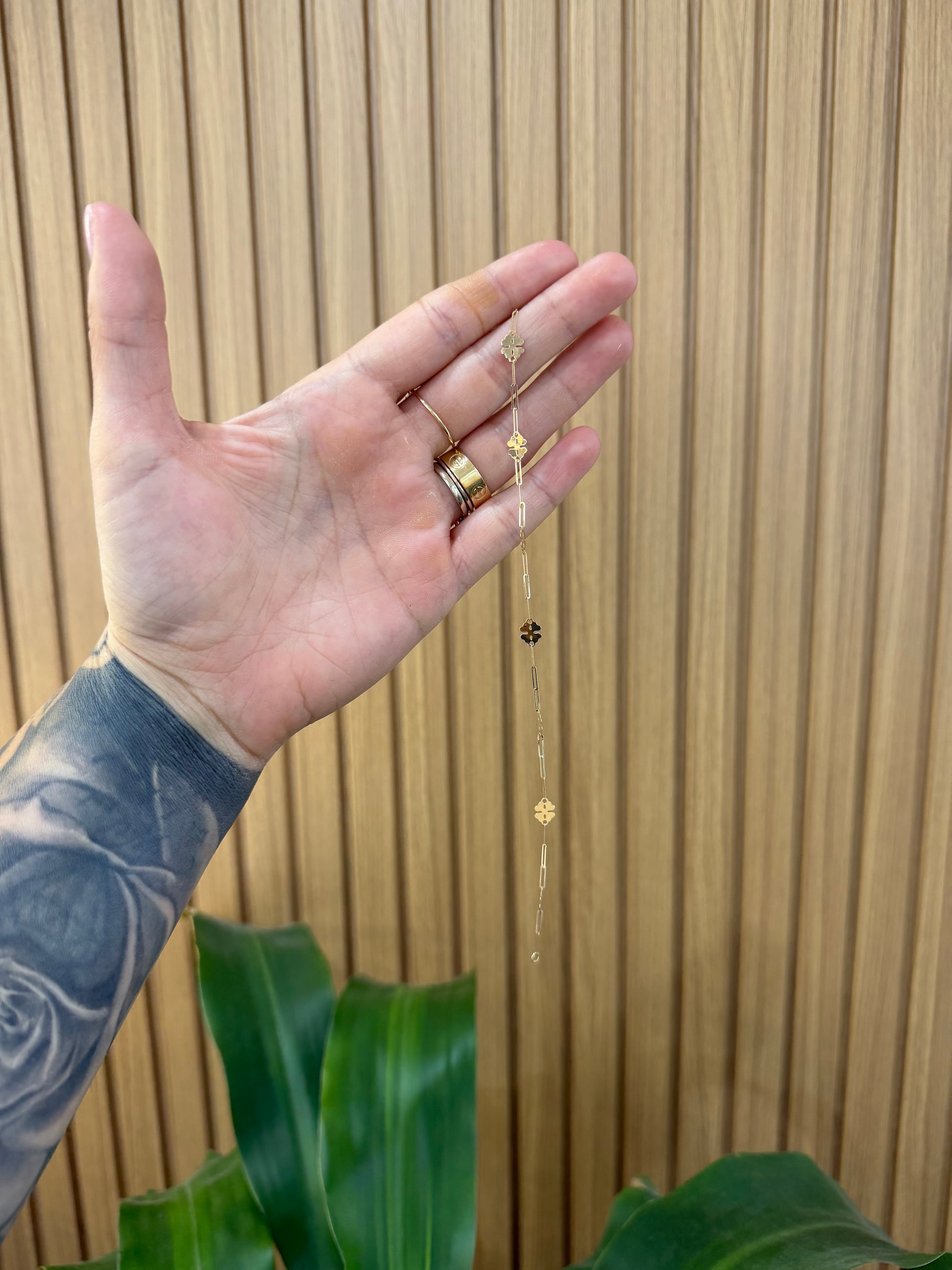 BRACCIALE ORO 18KT QUADRIFOGLI