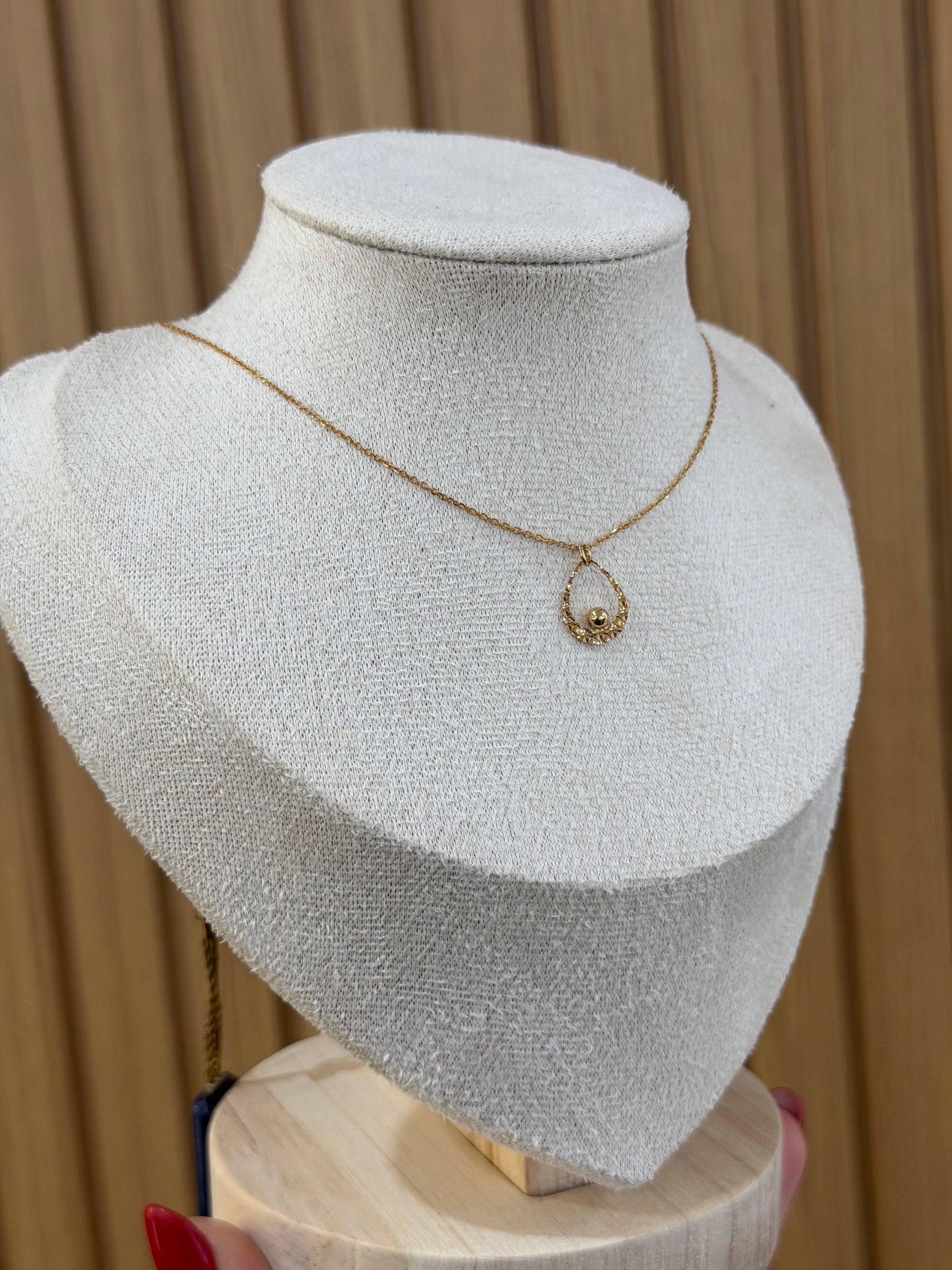 COLLANA GOCCIA DANA ORO 9 CARATI