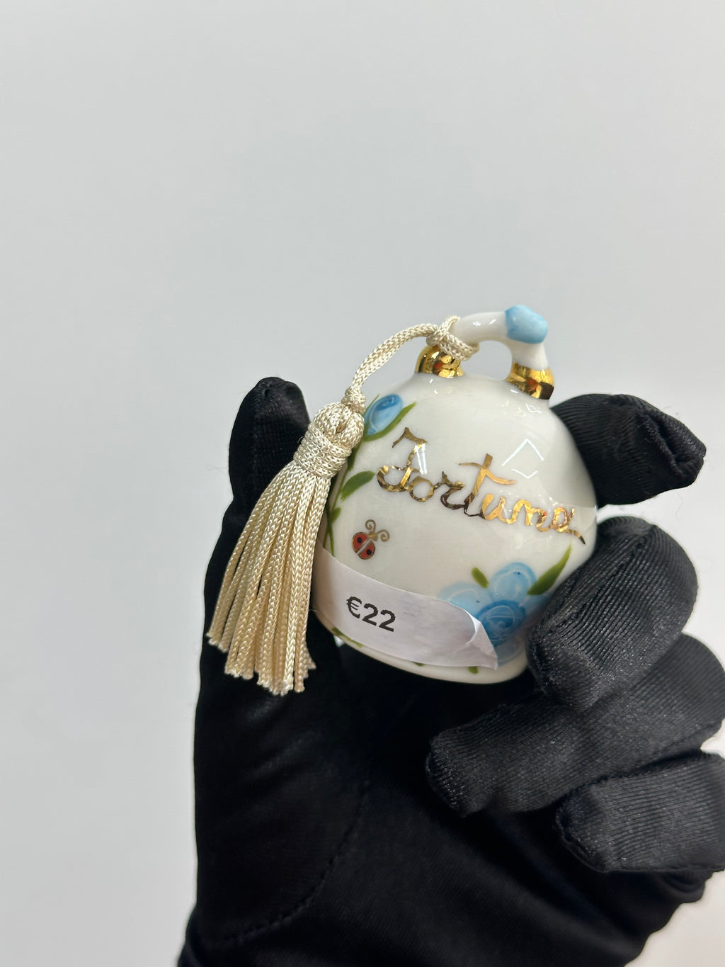 CAMPANELLA CERAMICA DI CAPODIMONTE FORTUNA