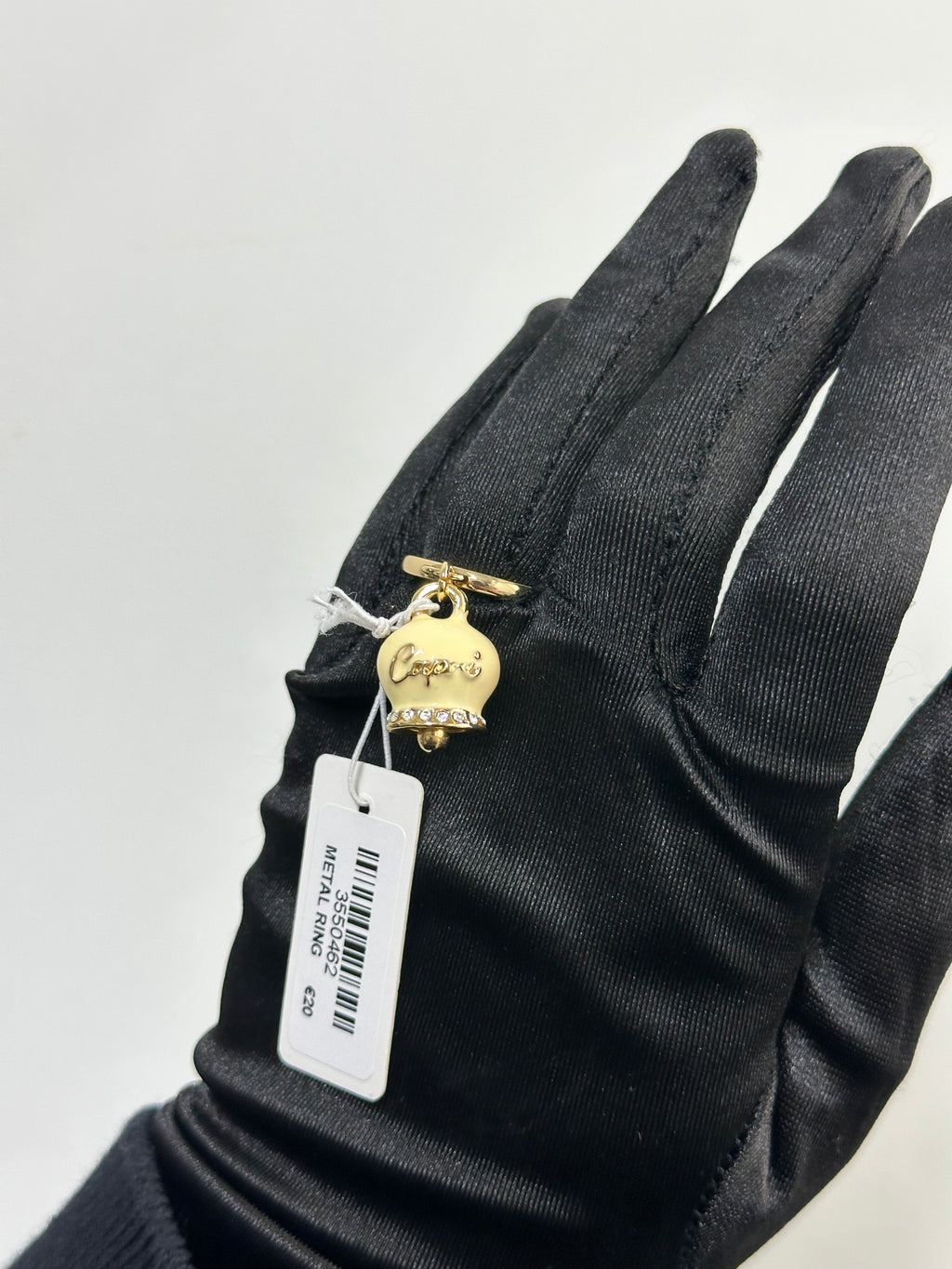 ANELLO CAMPANELLA BEIGE AMO CAPRI