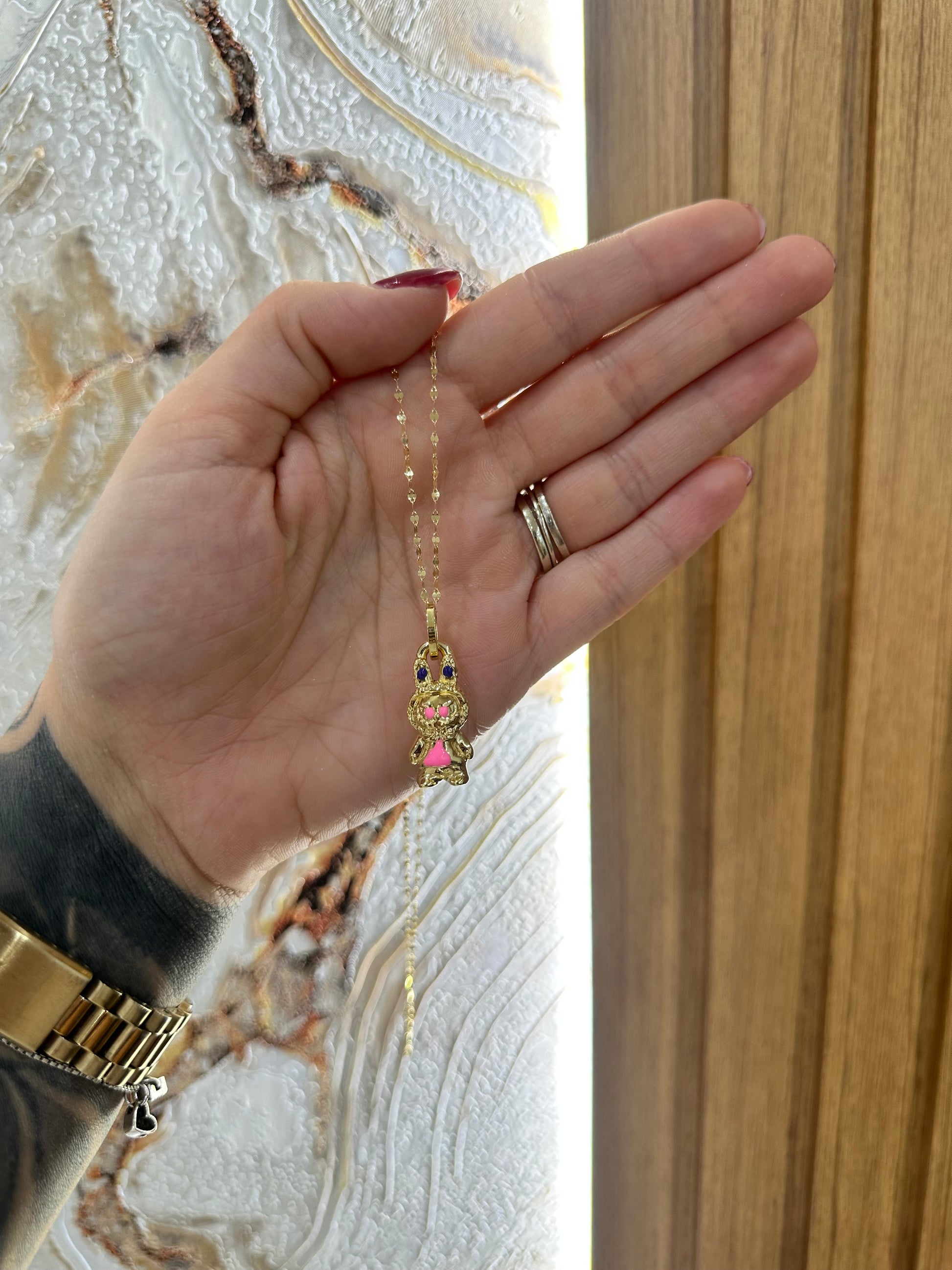 COLLANA LABUBU ORO 18KT