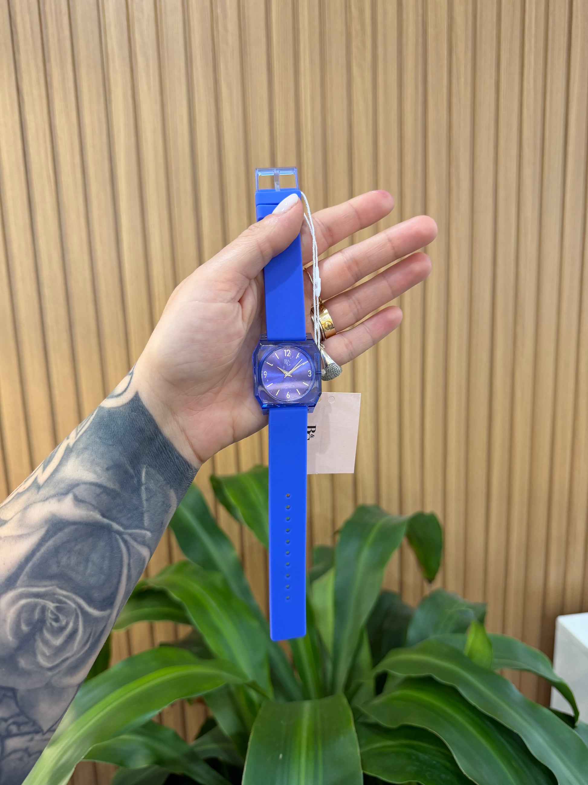 OROLOGIO B&G COLORS BLU