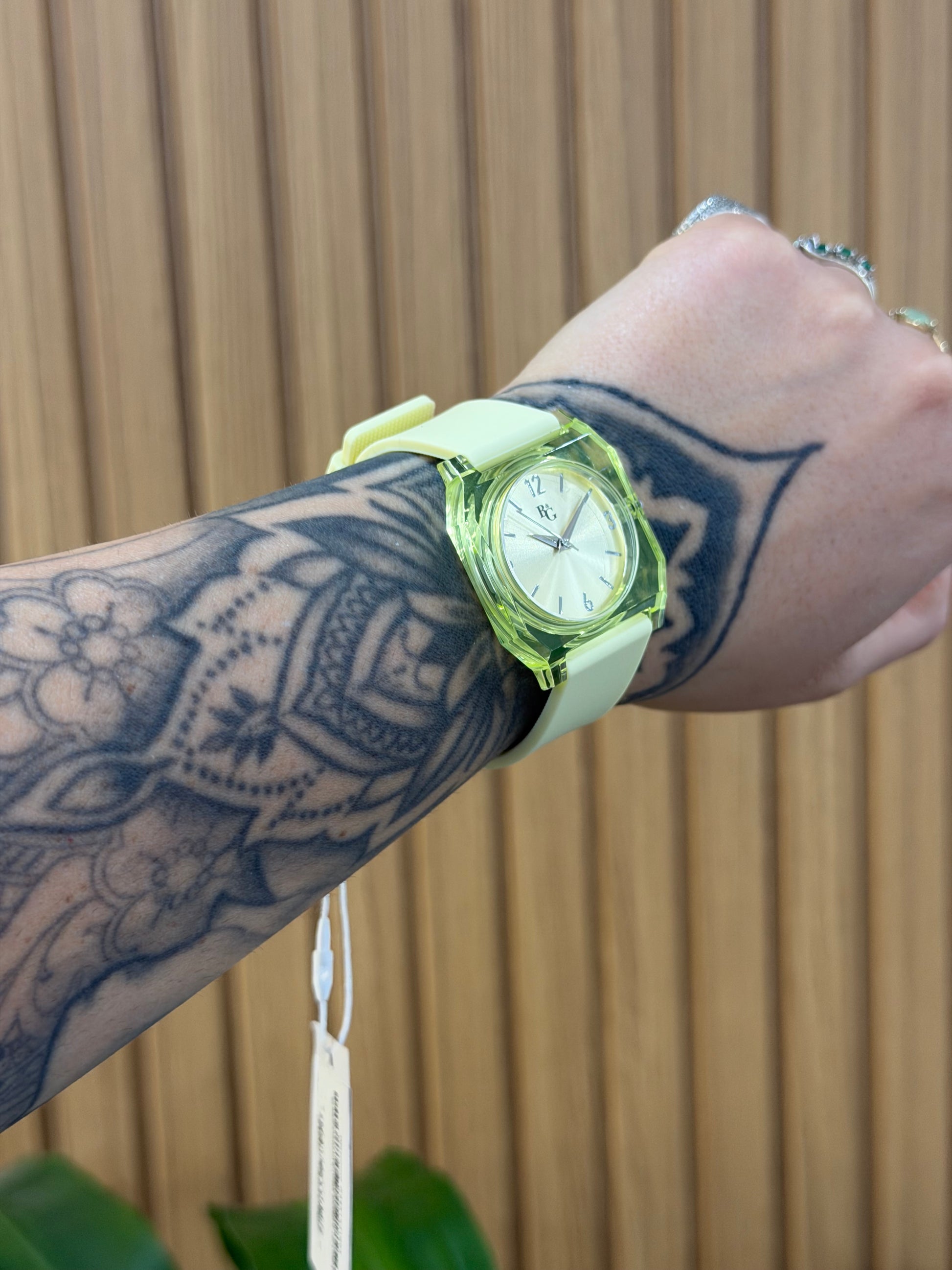 OROLOGIO B&G COLORS GIALLO