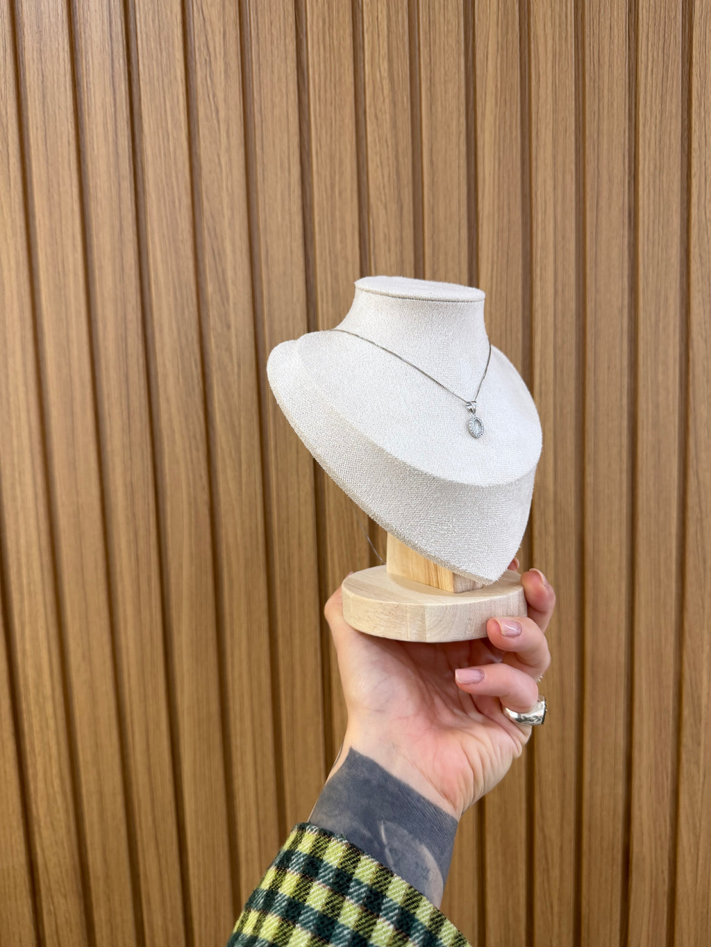 COLLANA MADONNINA PICCOLA ARGENTO 925