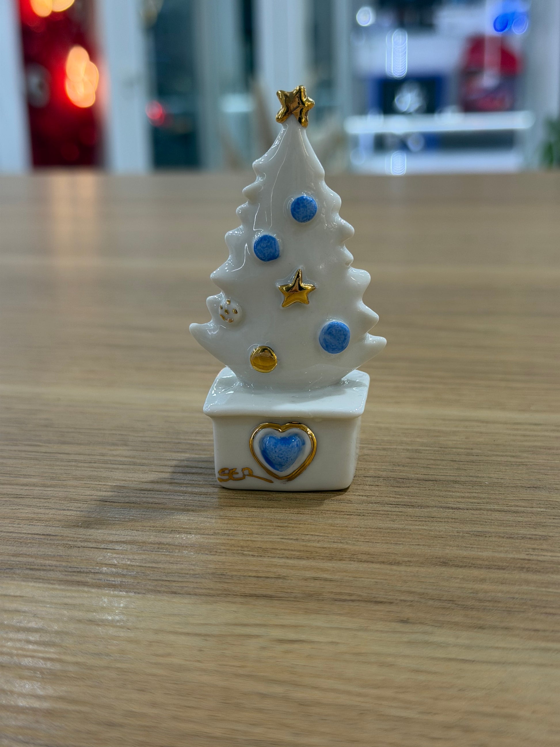 MINI ALBERELLO IN CERAMICA DI CAPODIMONTE