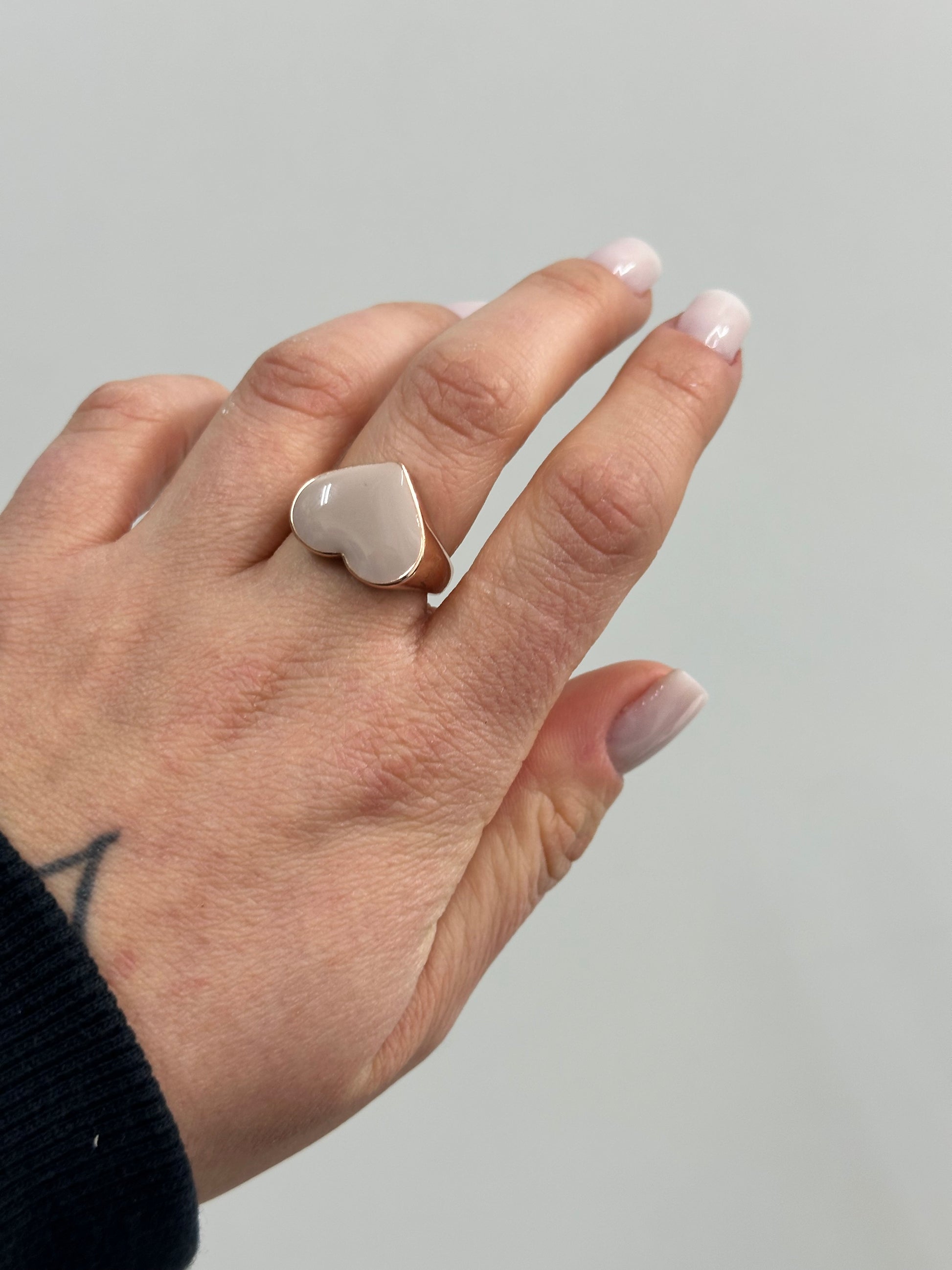 ANELLO CUORE SMALTATO