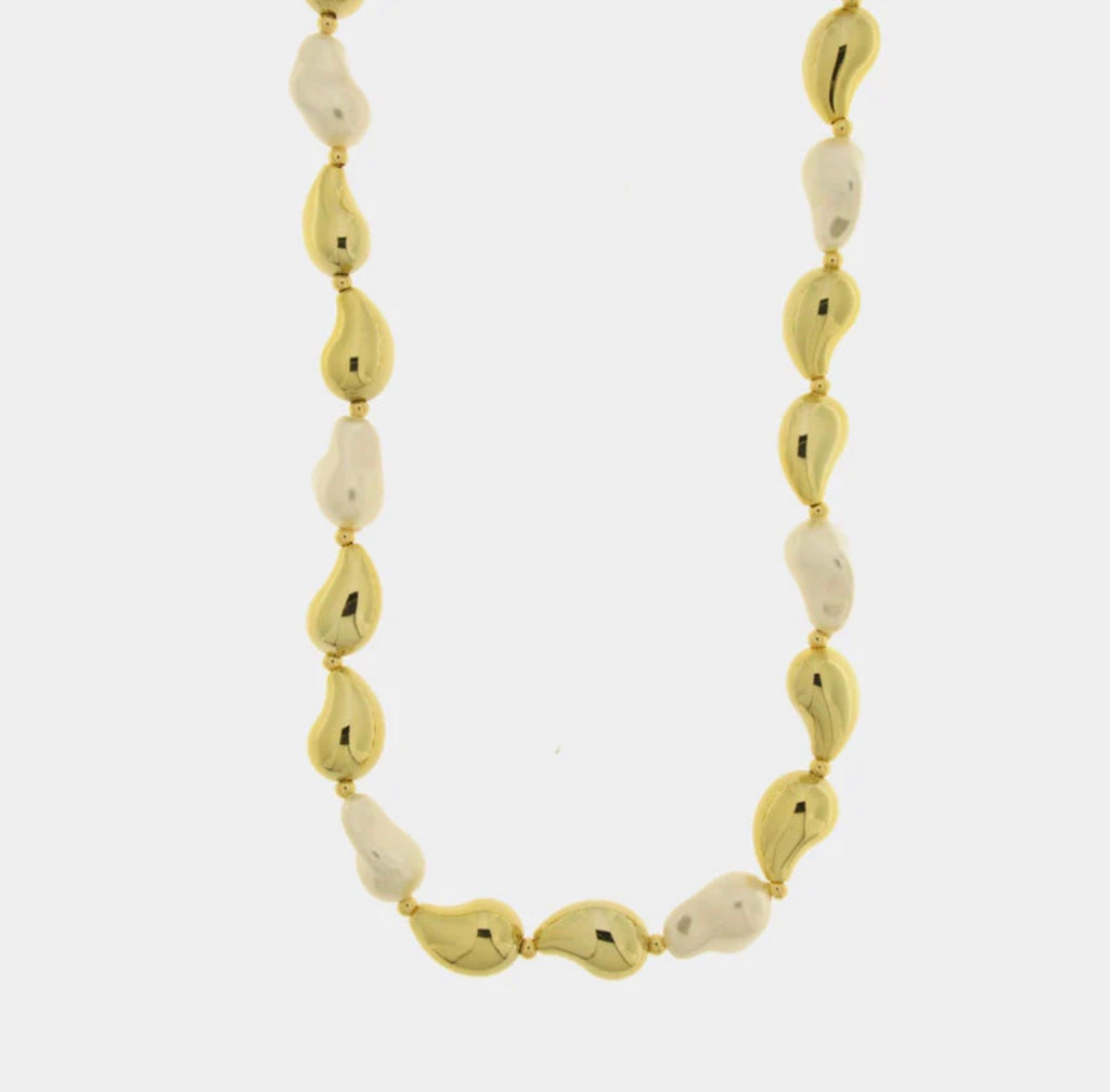 COLLANA AMO VENEZIA PERLE IRREGOLARI