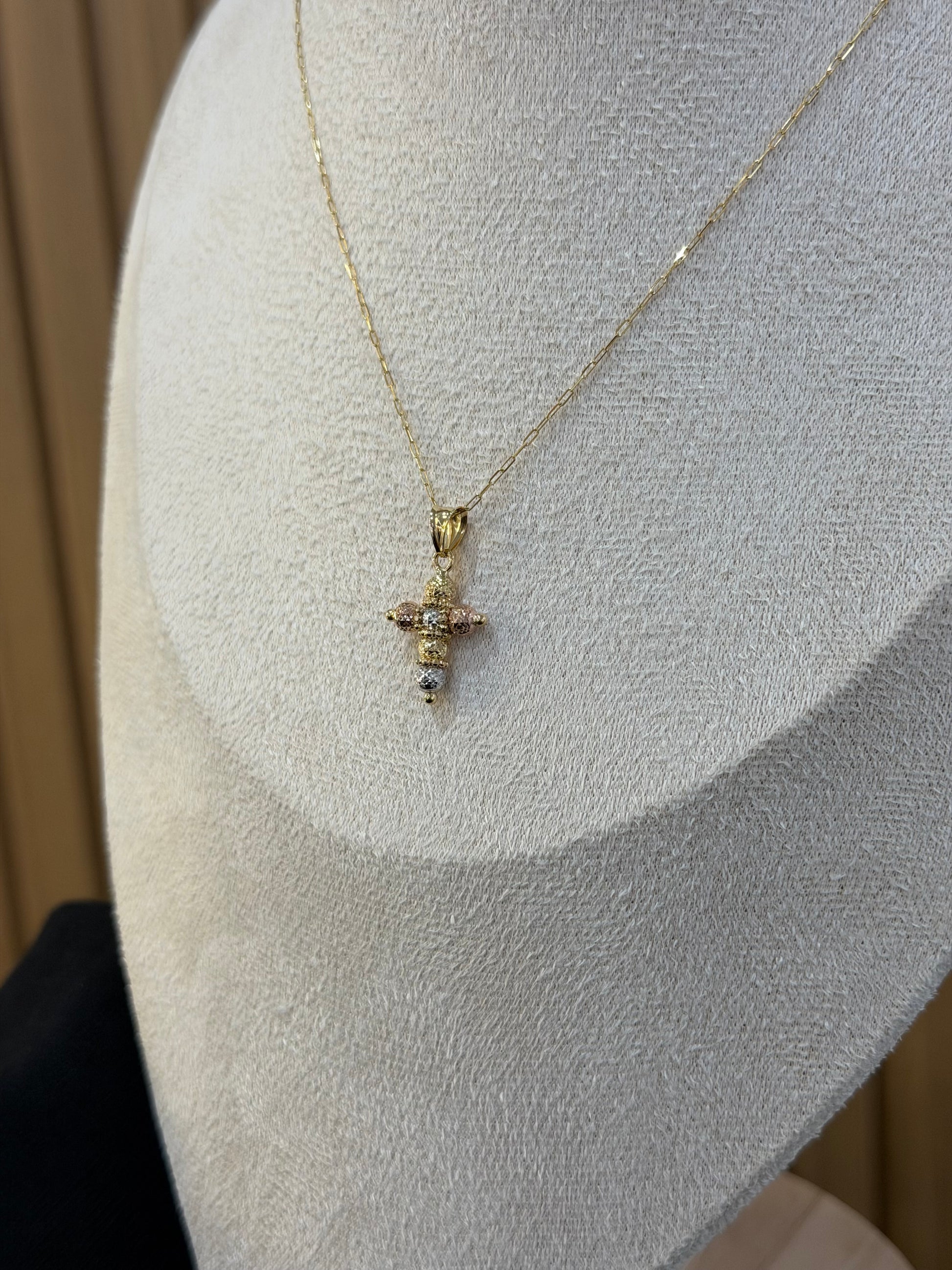 COLLANA CROCE MILLE LUCI 2.0 ORO 18KT