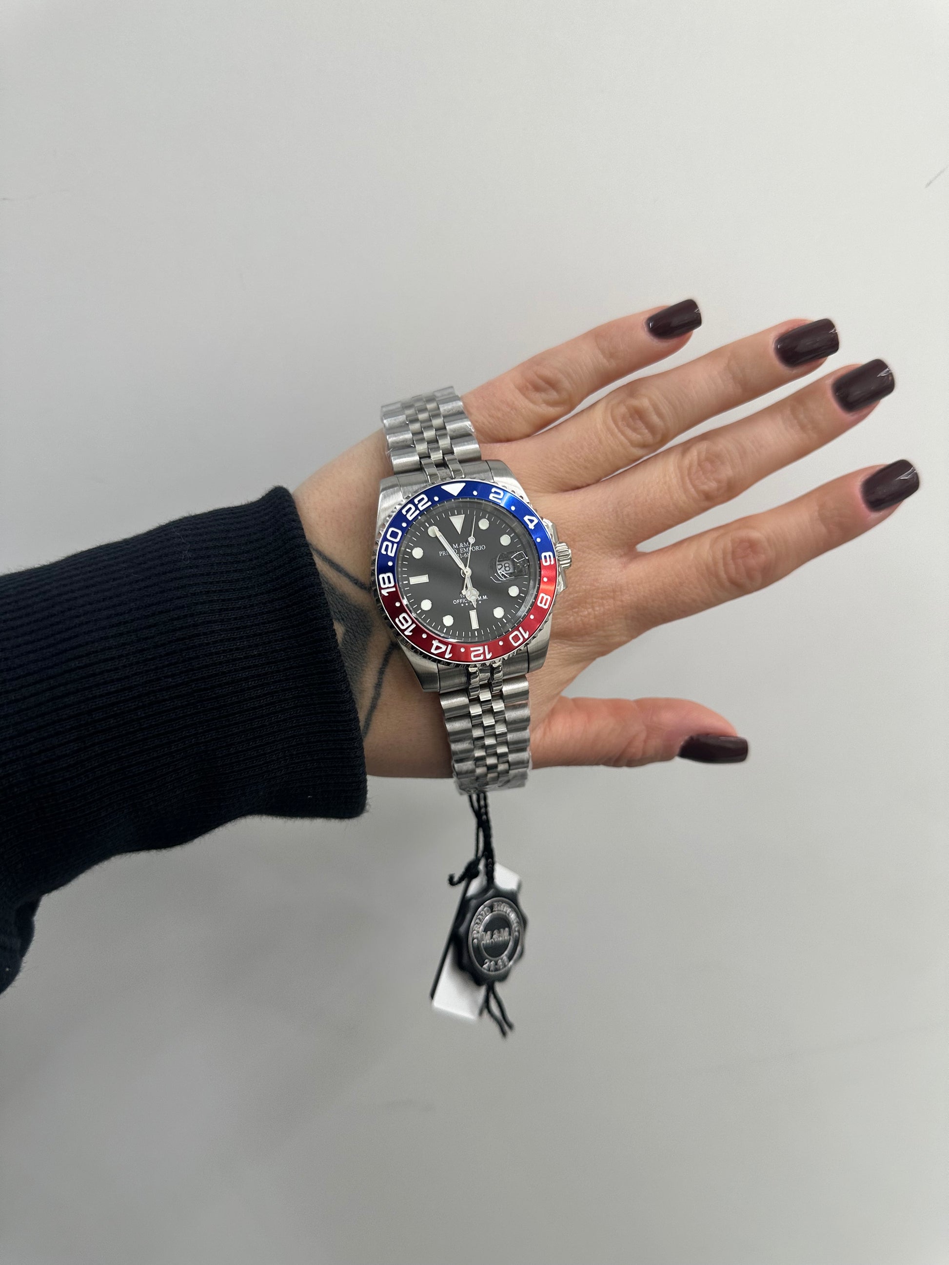 OROLOGIO PRIMO EMPORIO BLU E ROSSO