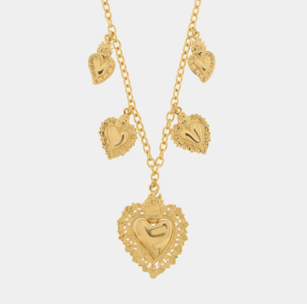 COLLANA AMO NAPOLI CUORE SACRO