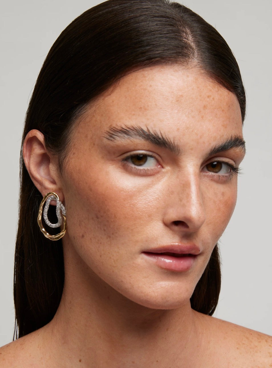 ORECCHINI IN ARGENTO DORATO CON ZIRCONI SOGNI