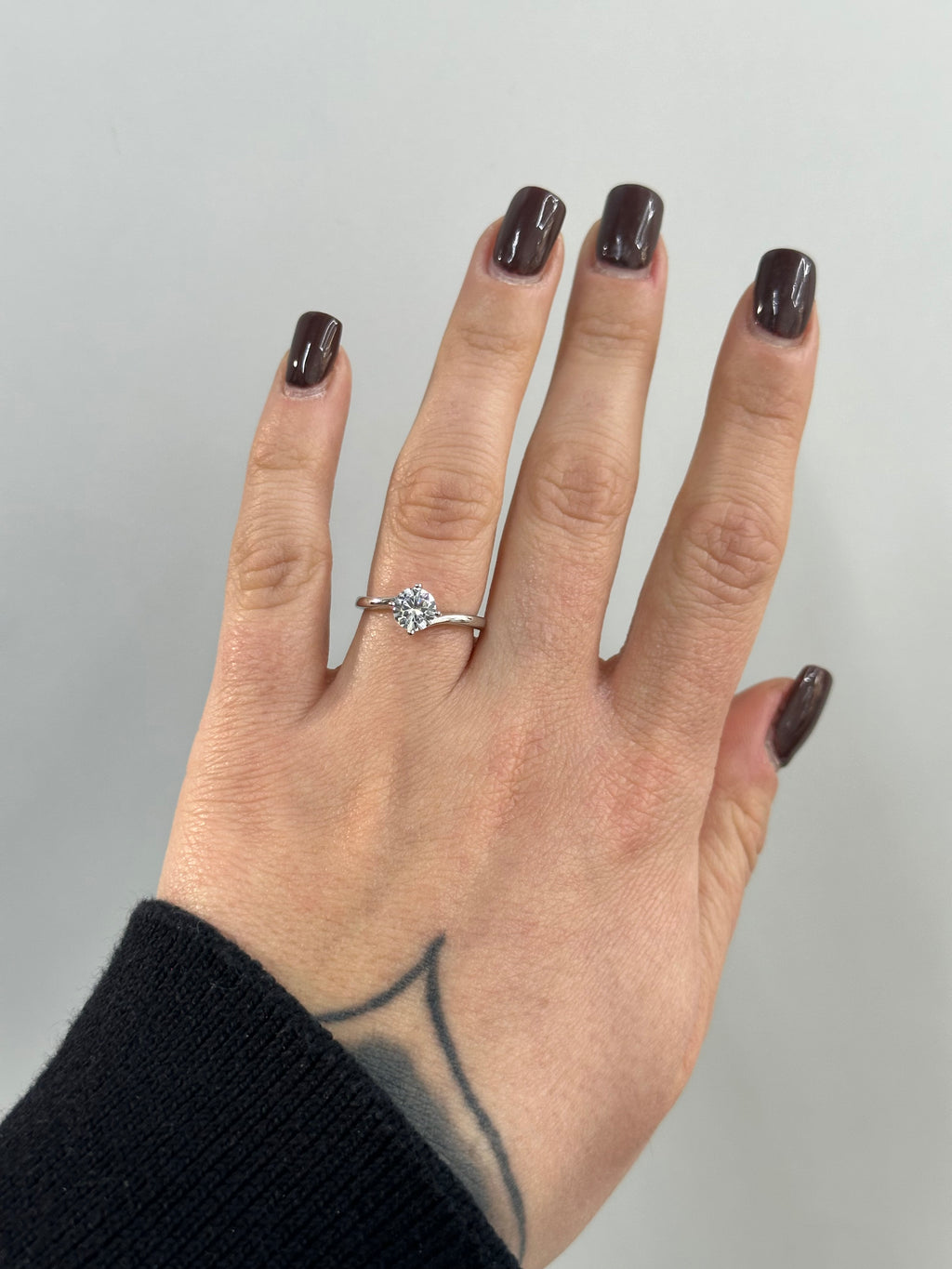 ANELLO SOLITARIO ARGENTO 925